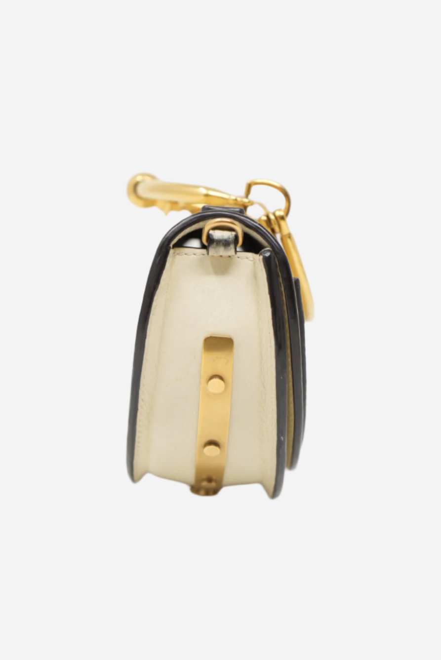 Chloe White Leather Nile Handbag