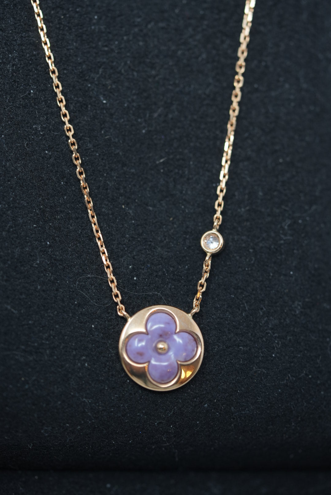 Louis Vuitton Color Blossom Pendant Pink gold/diamond