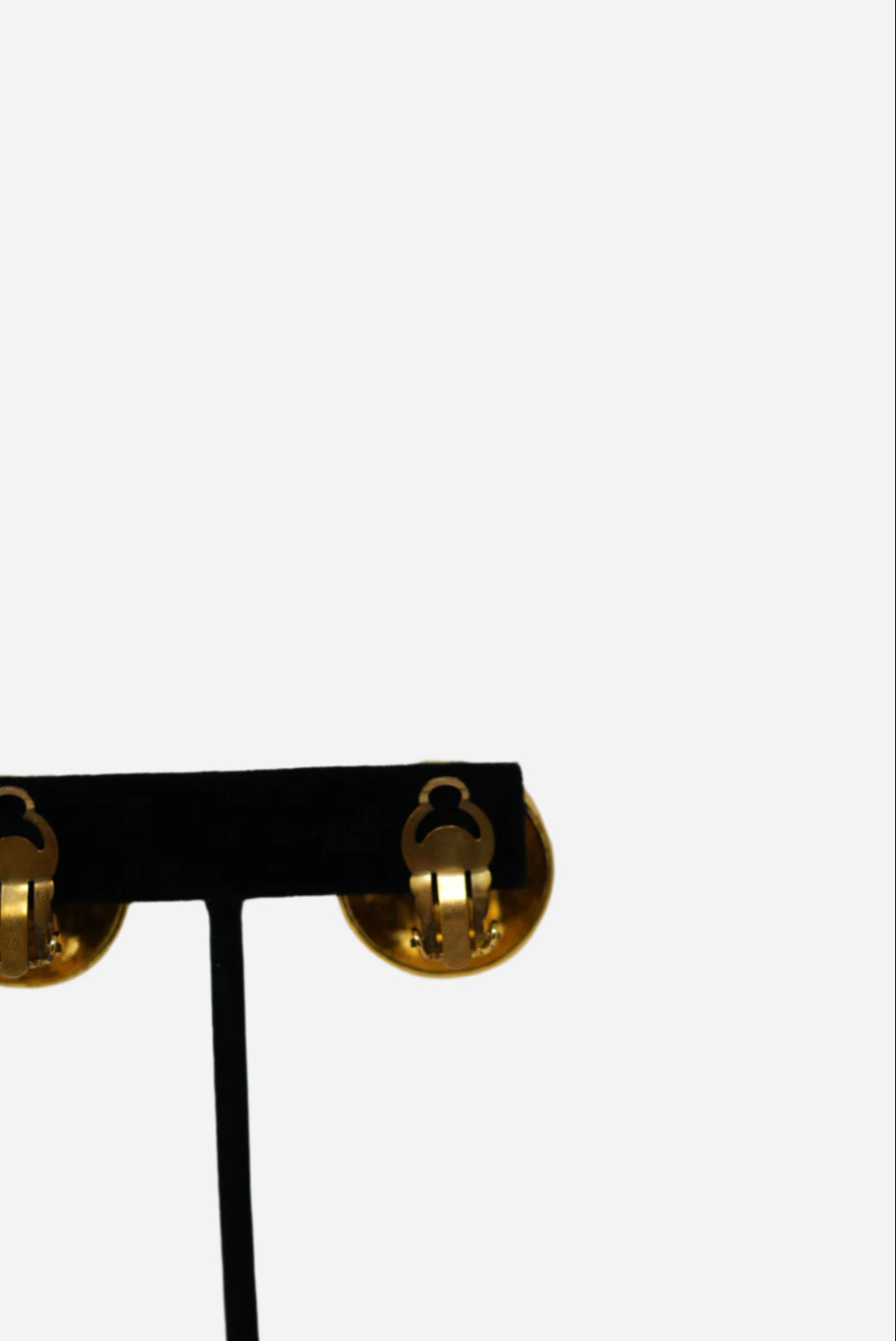 Pre-owned Chanel Vintage CC Earrings 90's
