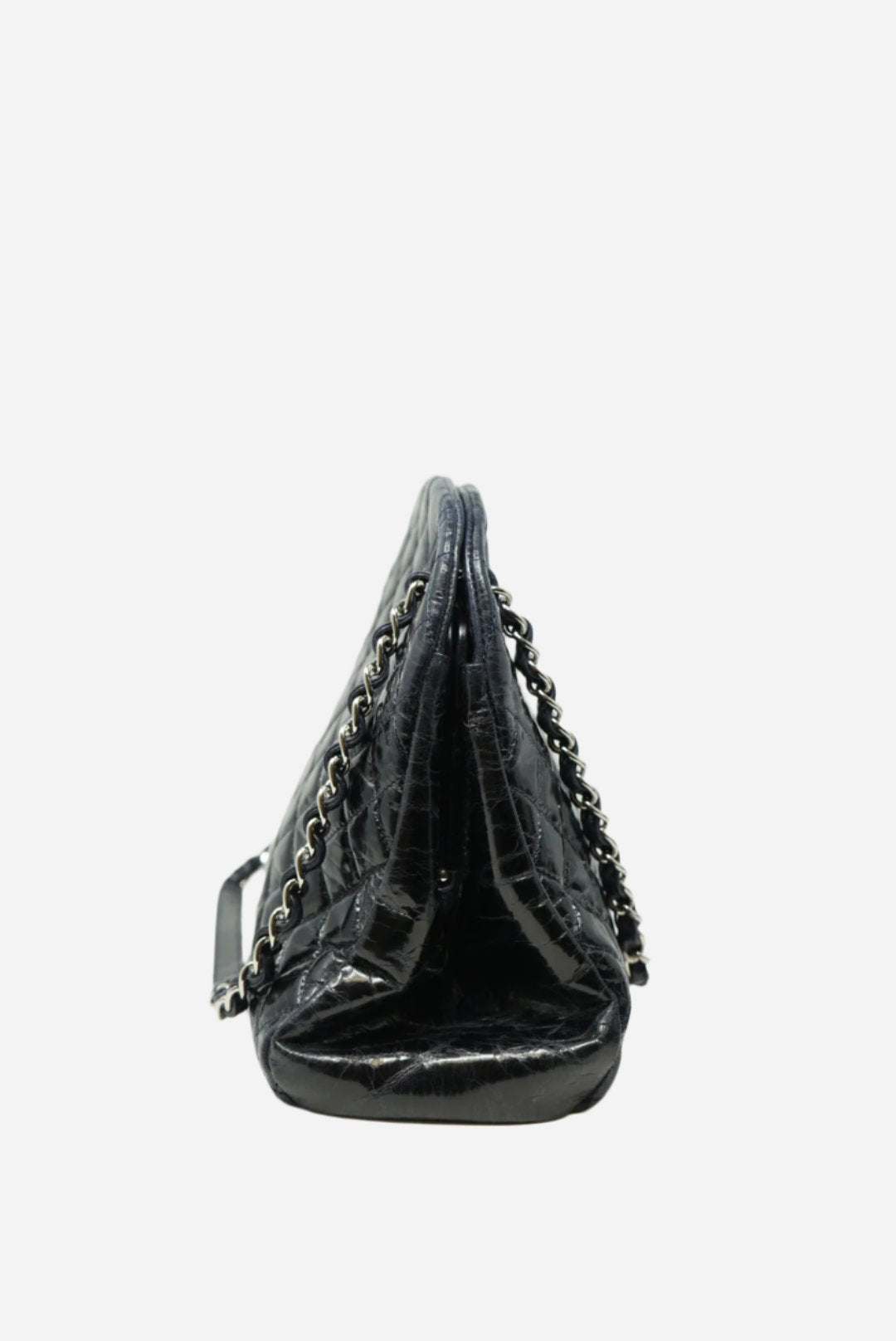 Pre-Owned Chanel Large Mademoiselle Bowling Bag 2012