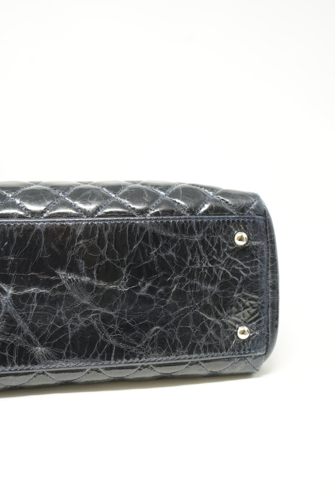 Pre-Owned Chanel Large Mademoiselle Bowling Bag 2012