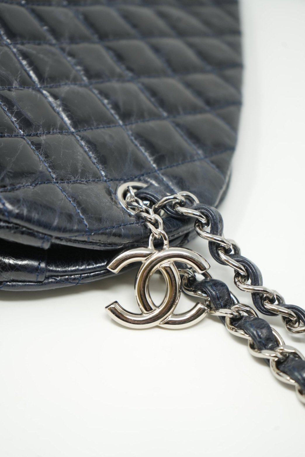 Pre-Owned Chanel Large Mademoiselle Bowling Bag 2012