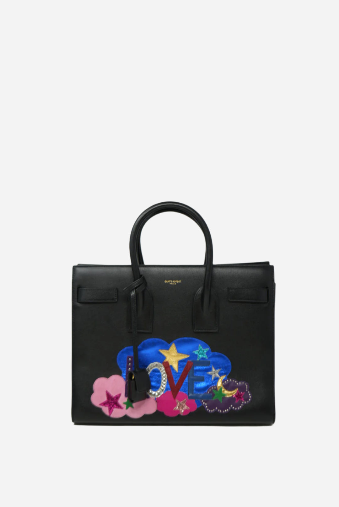 Saint Laurent Sac De Jour Black Handle Bag