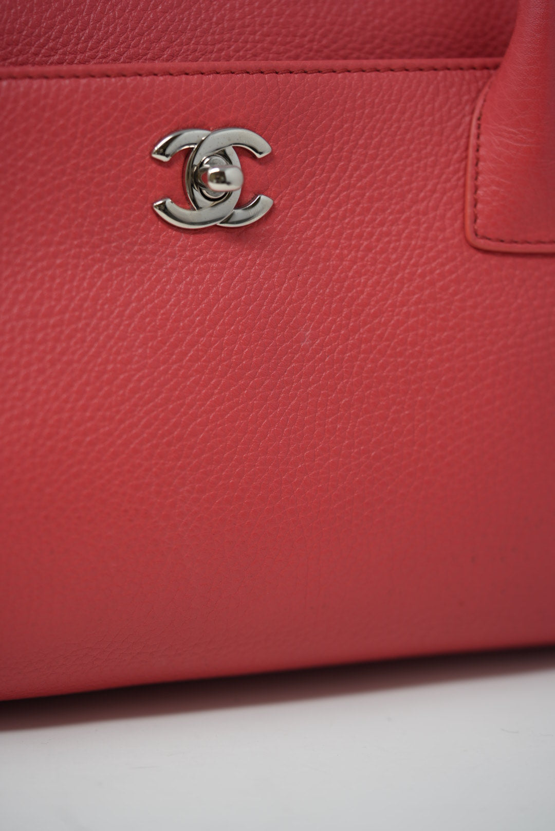 Pre-owned Chanel Calfskin Mini Tote