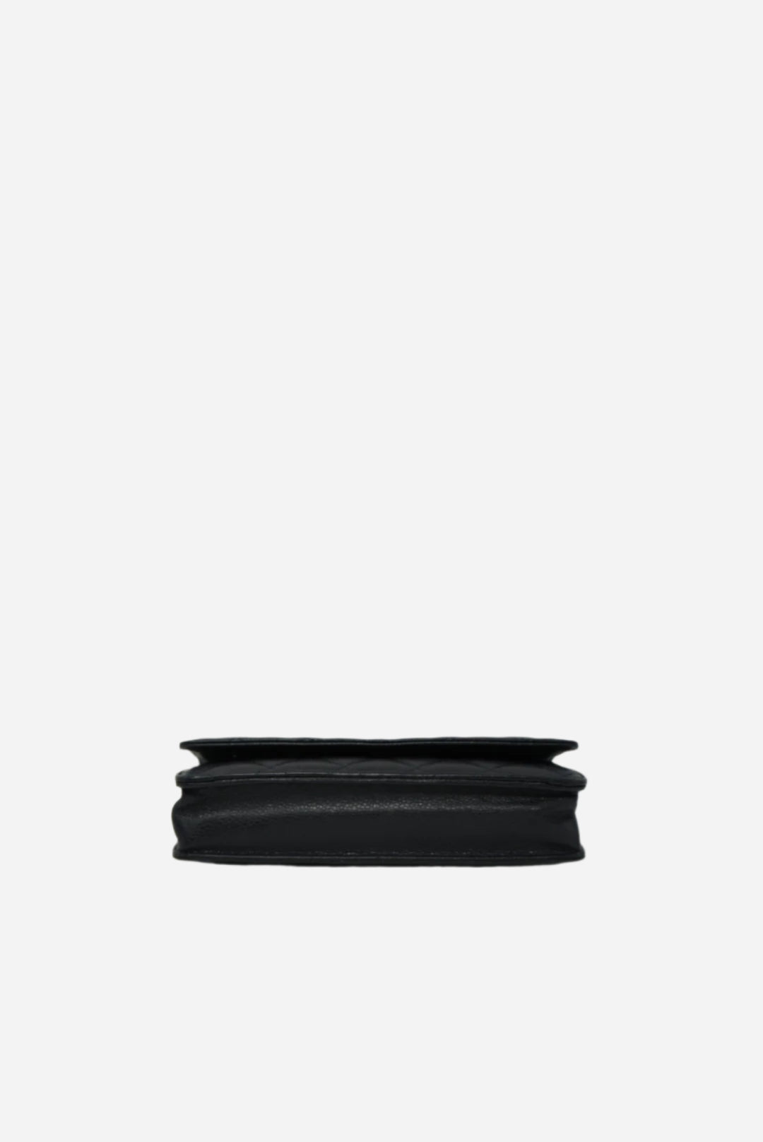 Pre-Owned Chanel 2013-2014 Navy Blue Wallet On Chain Caviar