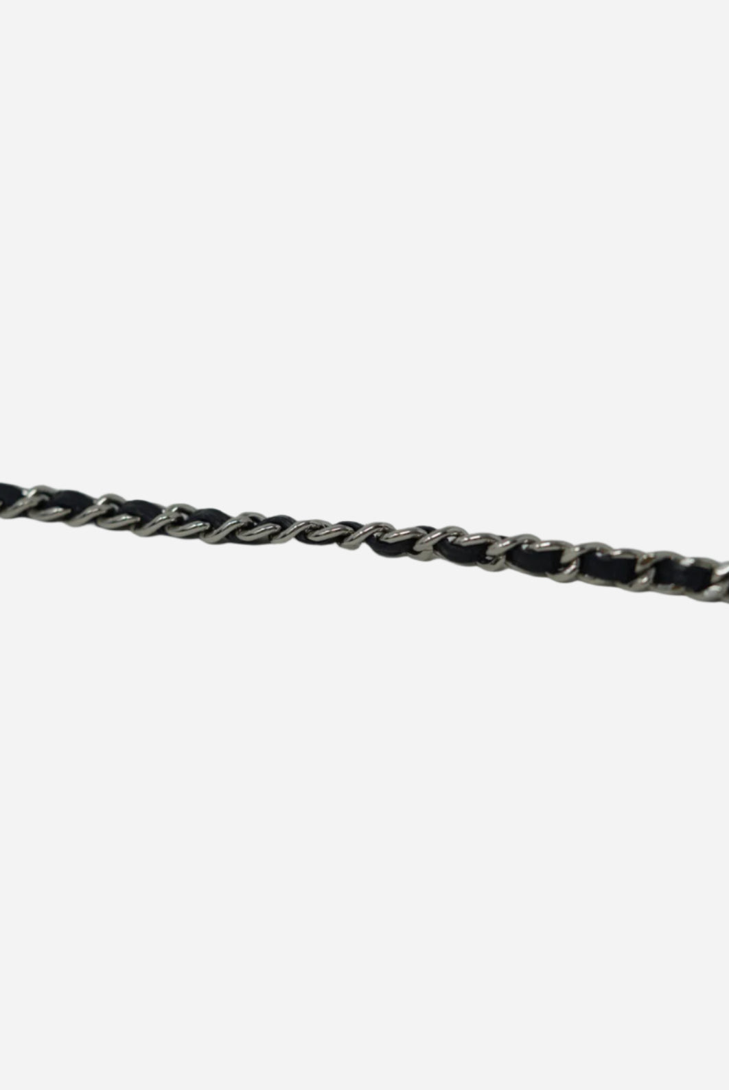 Pre-Owned Chanel 2013-2014 Navy Blue Wallet On Chain Caviar