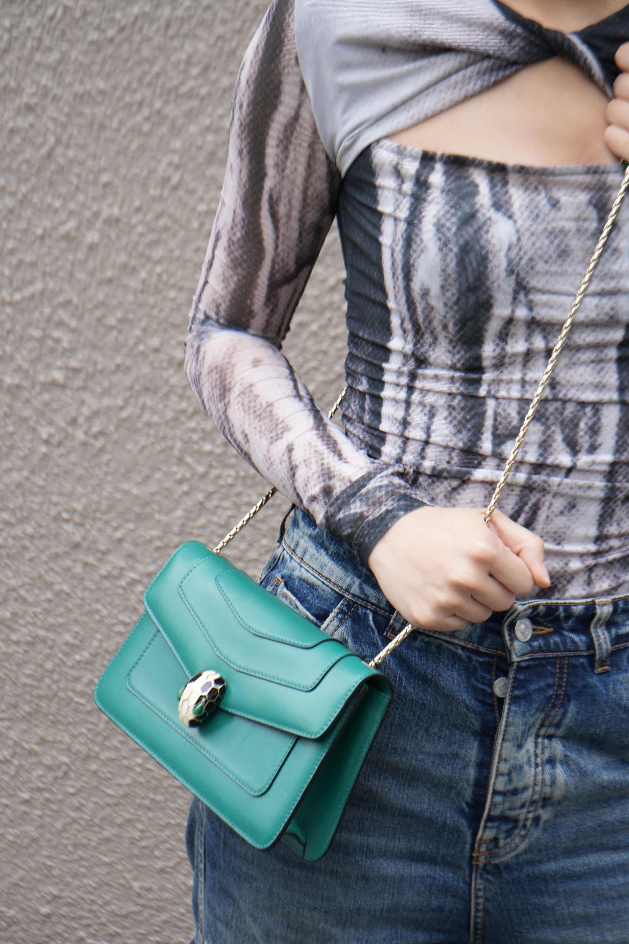 Bvlgari Calfskin Serpenti Forever WOC 2015