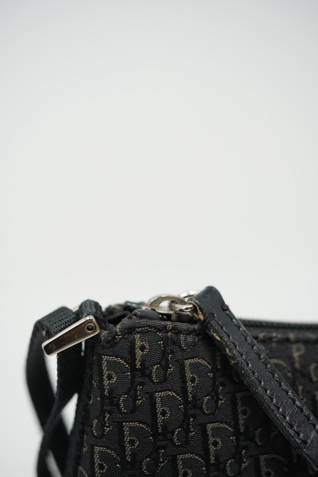 Dior Black Oblique hobo bag 2004