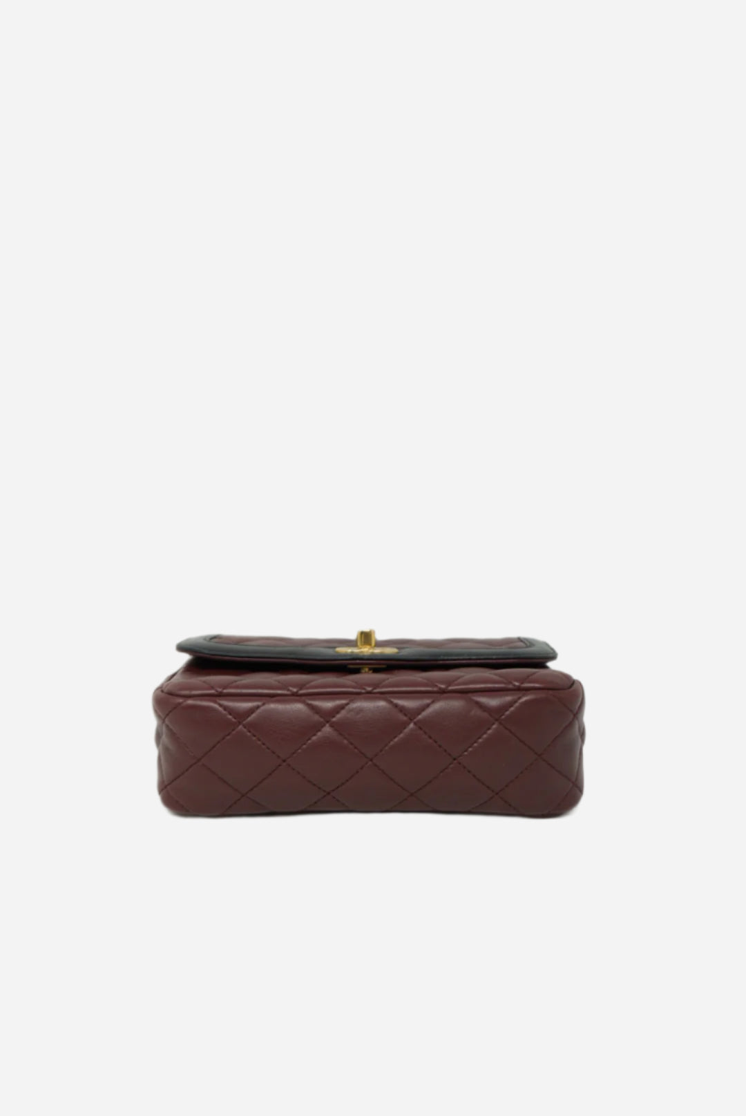 Pre-Owned Chanel 2015-2016 Lambskin Mini Two-Tone Day Flap Bag