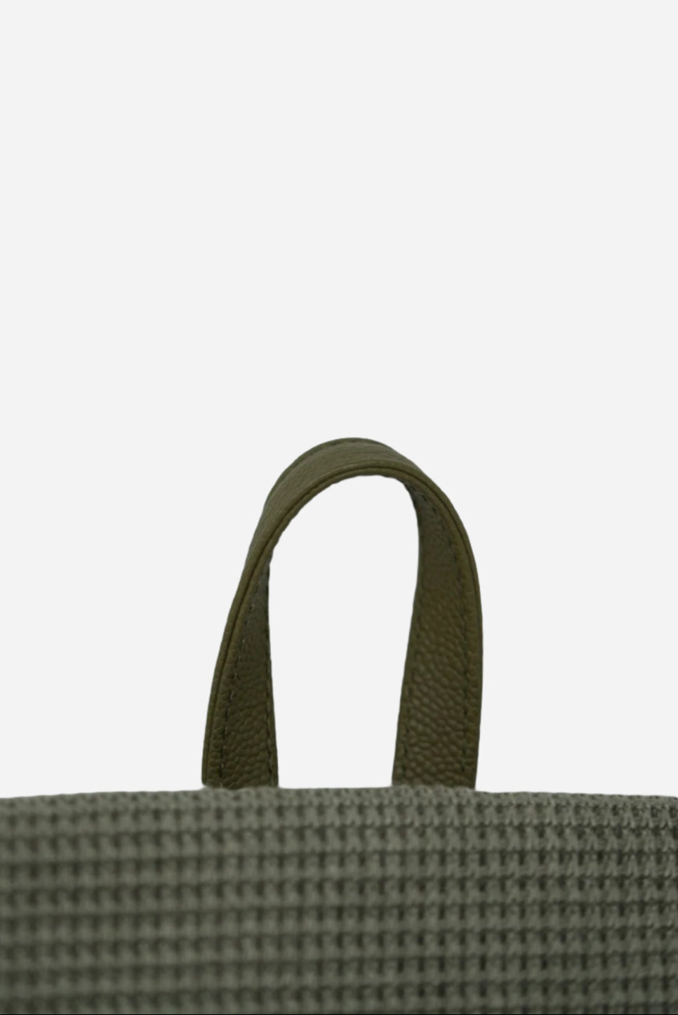 Pre-owned Chanel Tweed Canvas Cuba Pocket Backpack Khaki Green