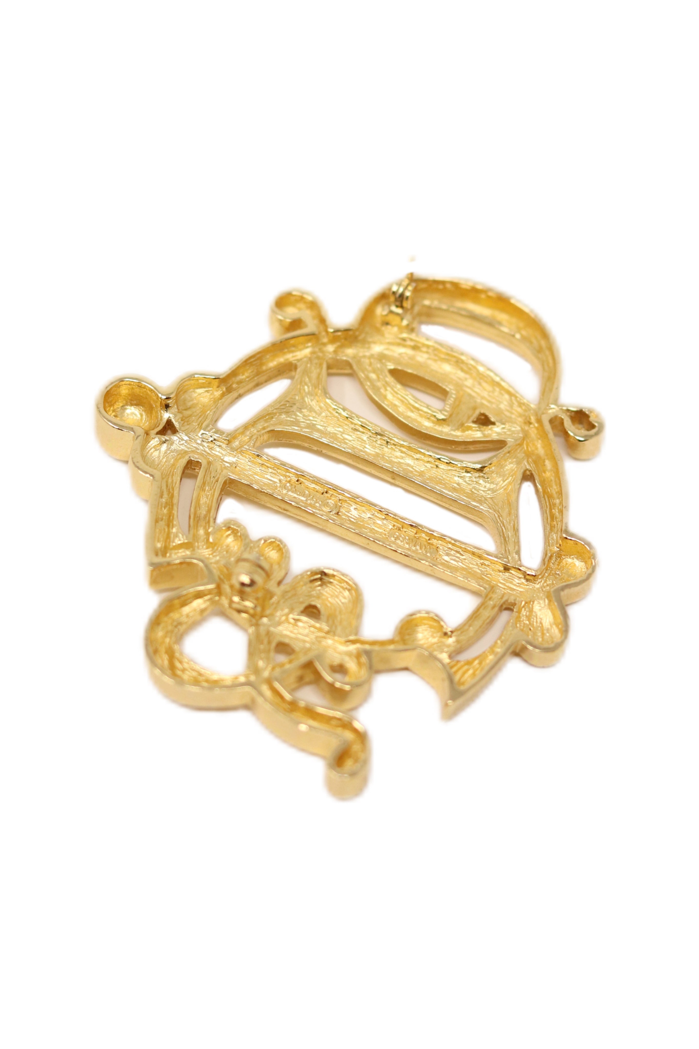 Dior Pumpkin Carriage Brooch