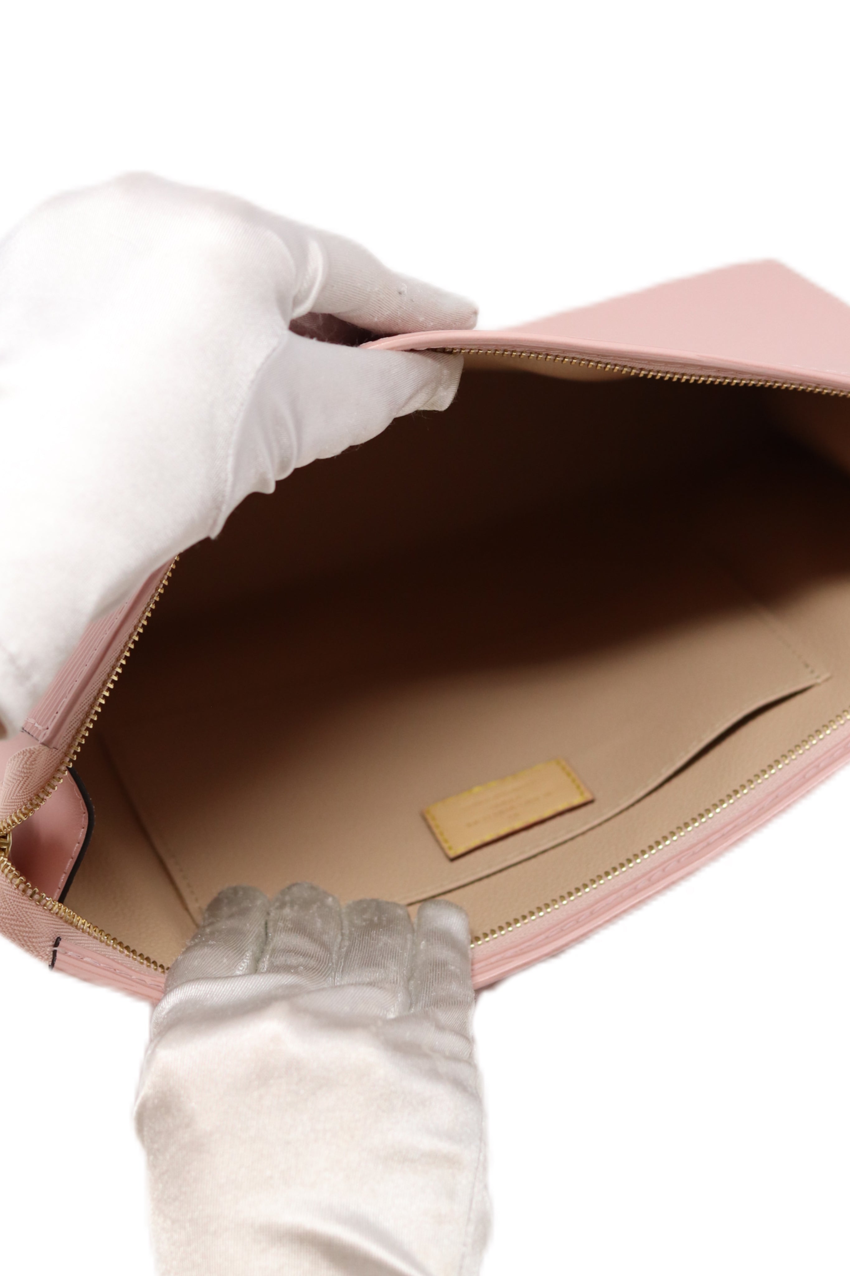 LOUIS VUITTON Pouch PINK EPI