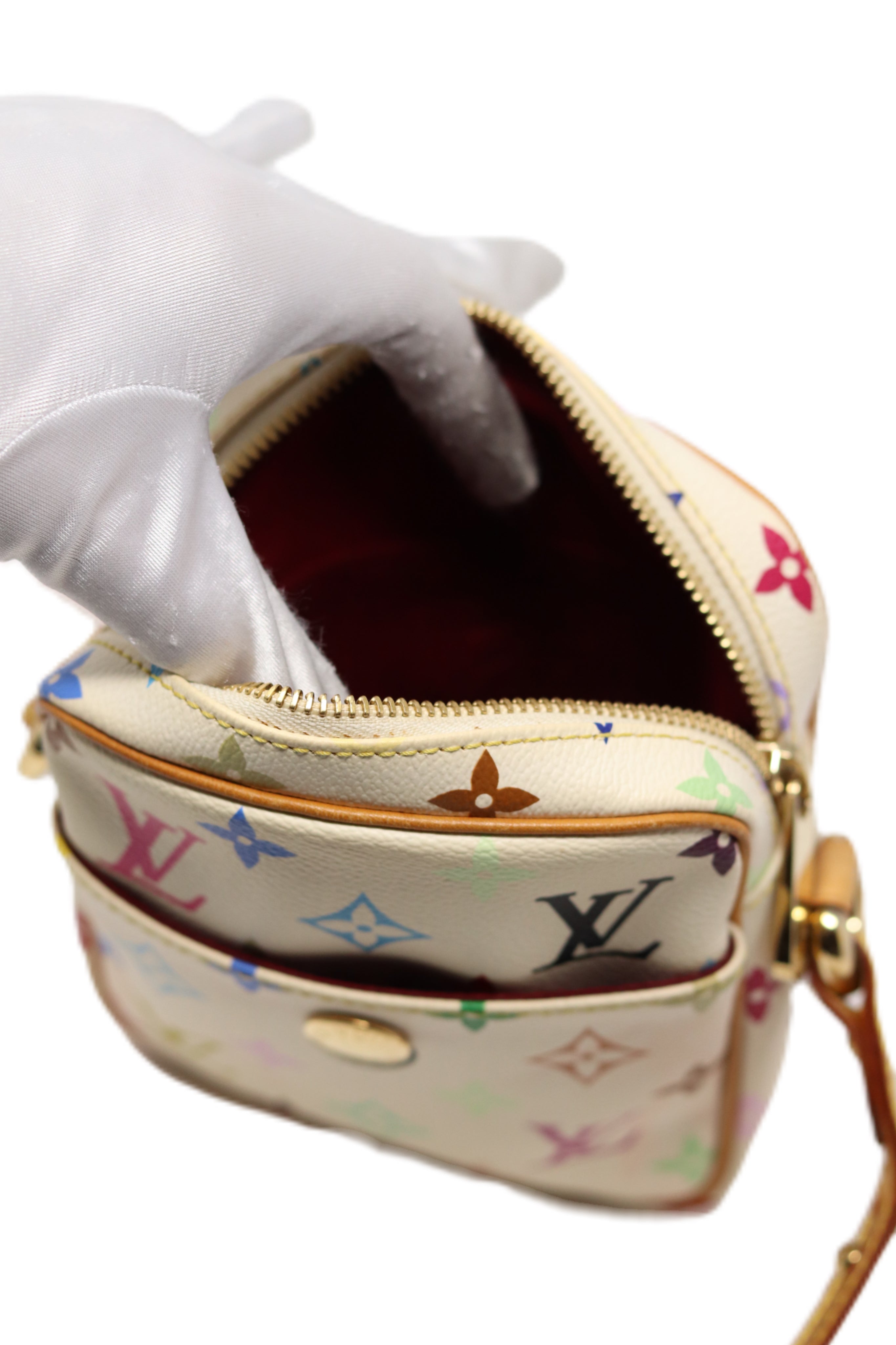 LOUIS VUITTON 2005 RIFT SHOULDER BAG MONOGRAM MULTICOLOR