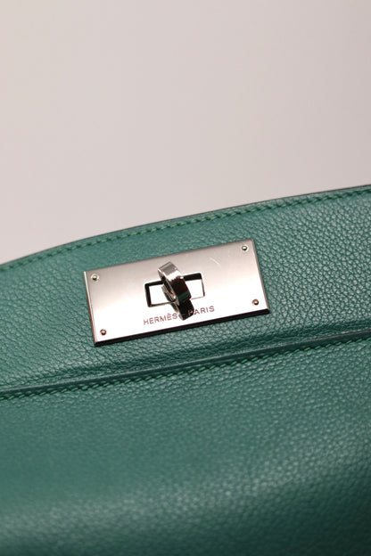 Hermes 2014 ToolBox 26 Shoulder Bag Green