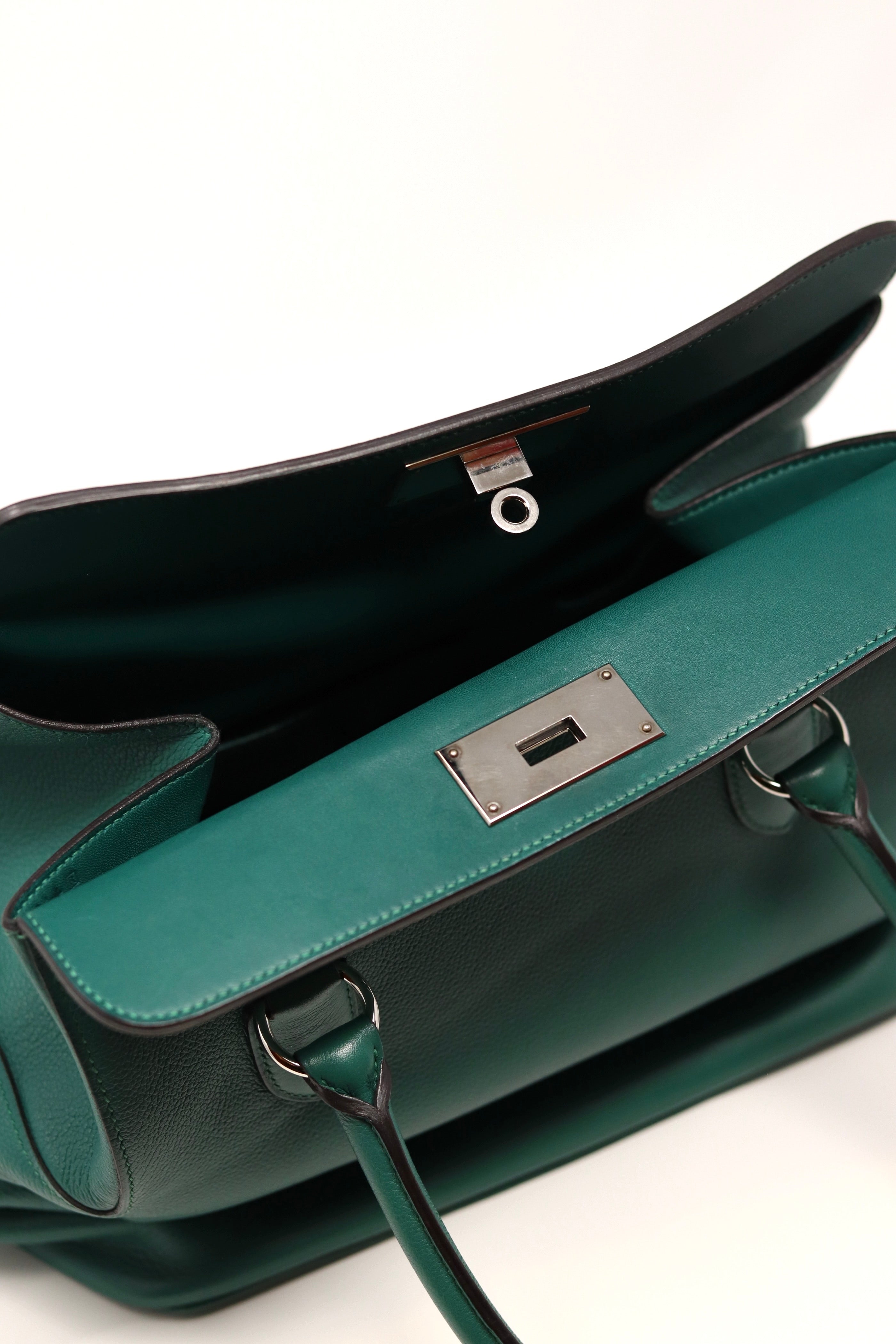 Hermes 2014 ToolBox 26 Shoulder Bag Green