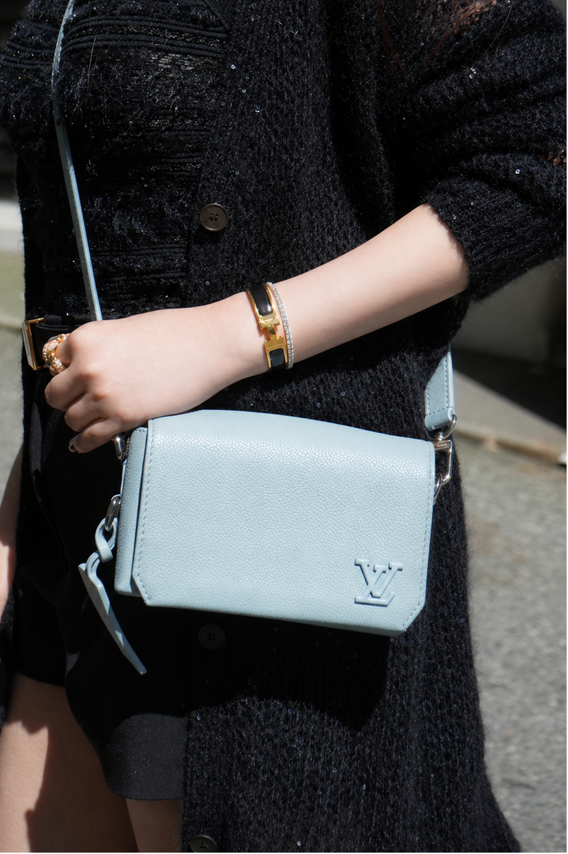 Louis Vuitton Fastline Wearable Wallet Blue Calfskin