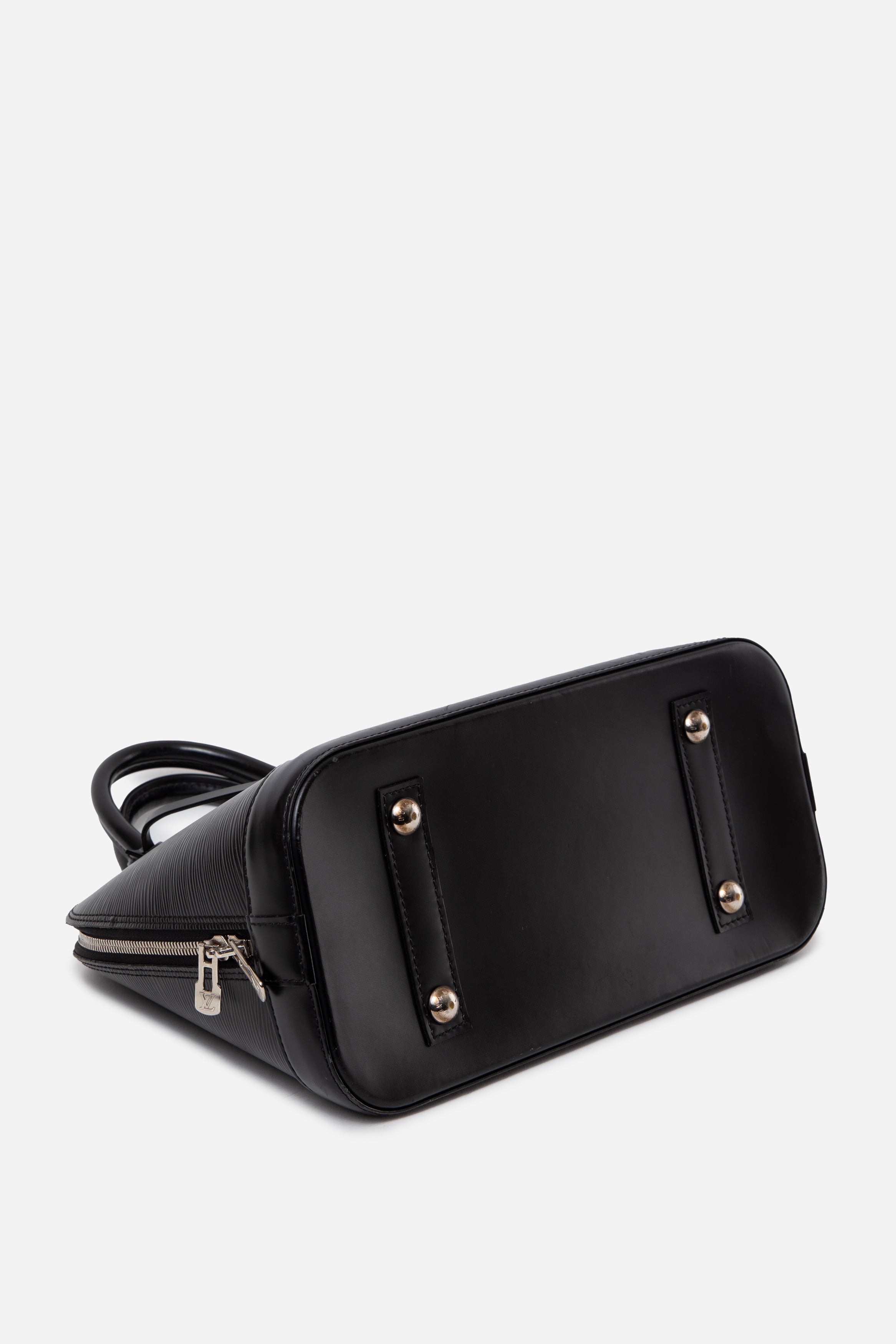 Louis Vuitton 2013 Black Epi Alma PM Top Handle Bag