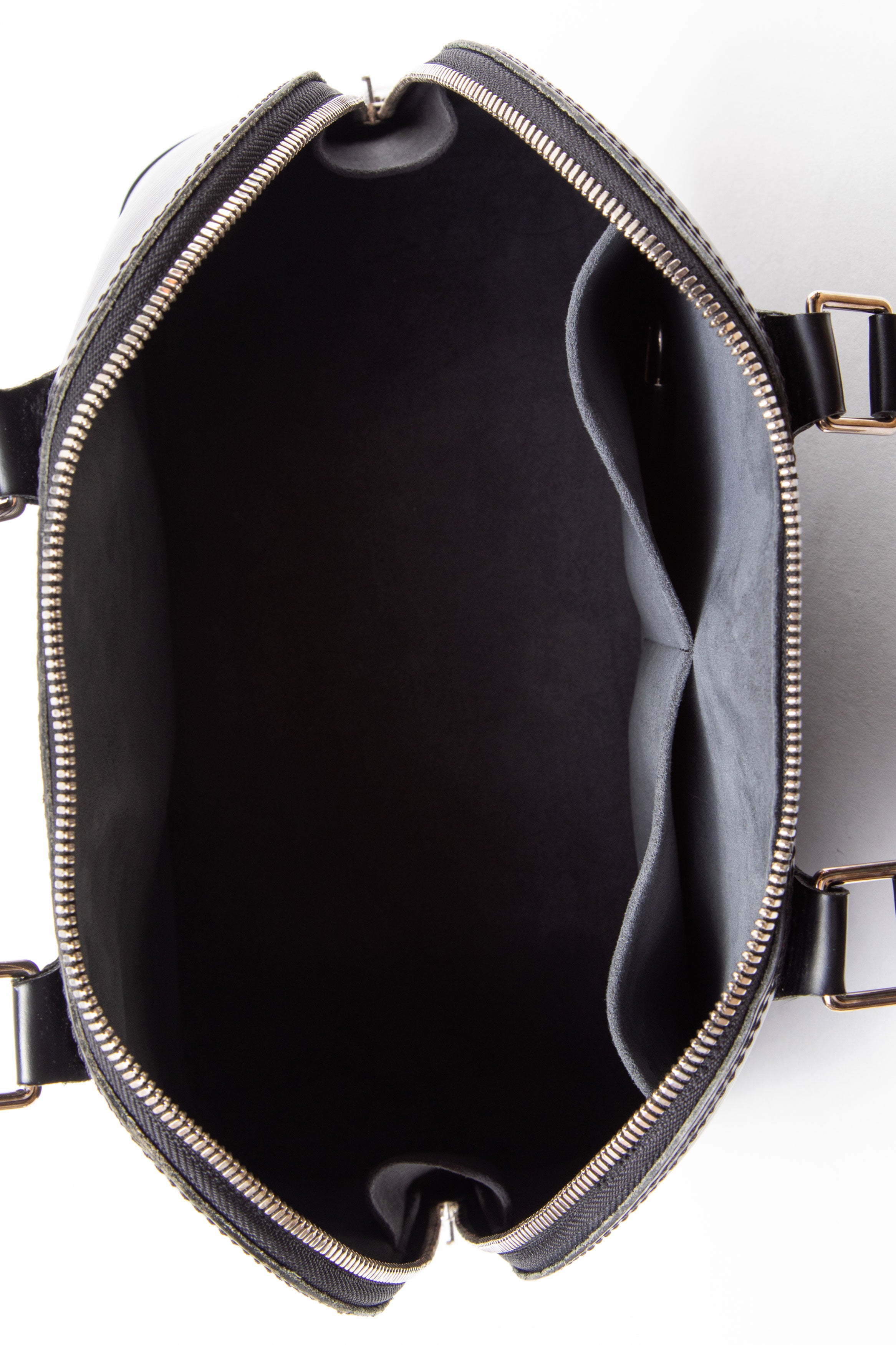 Louis Vuitton 2013 Black Epi Alma PM Top Handle Bag