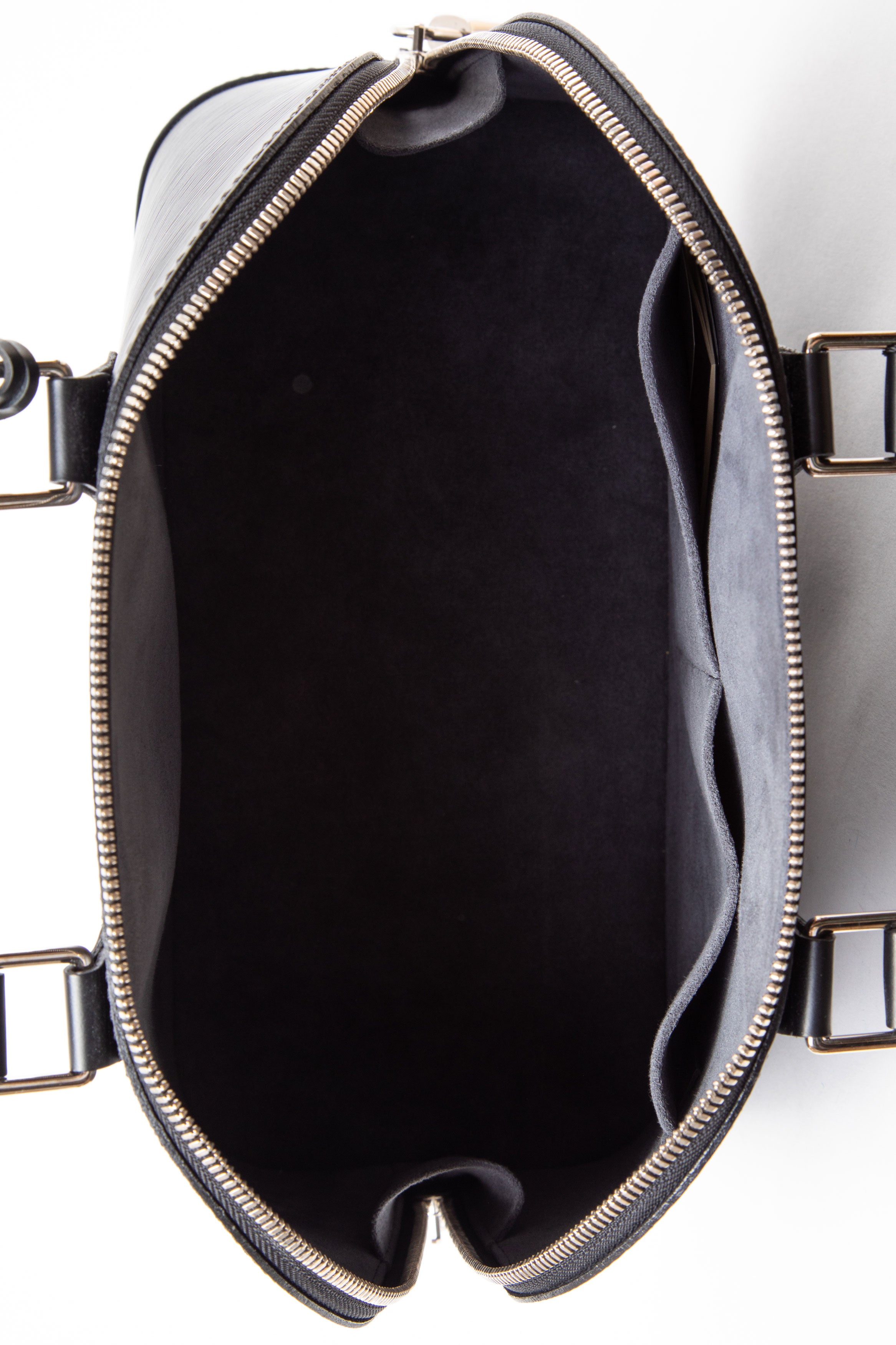 Louis Vuitton 2016 Black Epi Alma PM Top Handle Bag