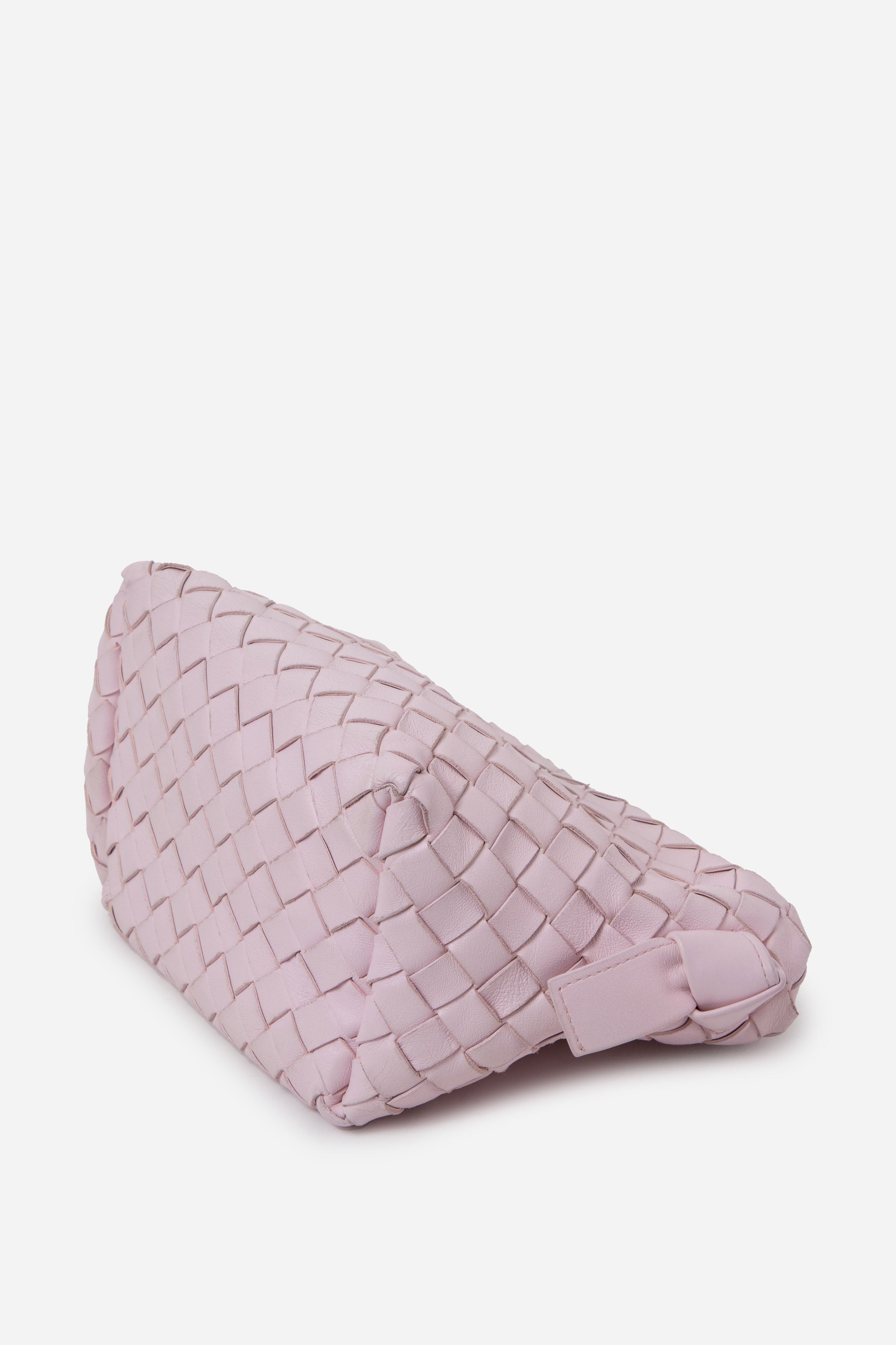 Bottega Veneta Nappa Intrecciato Tie Shoulder Bag Bliss Washed