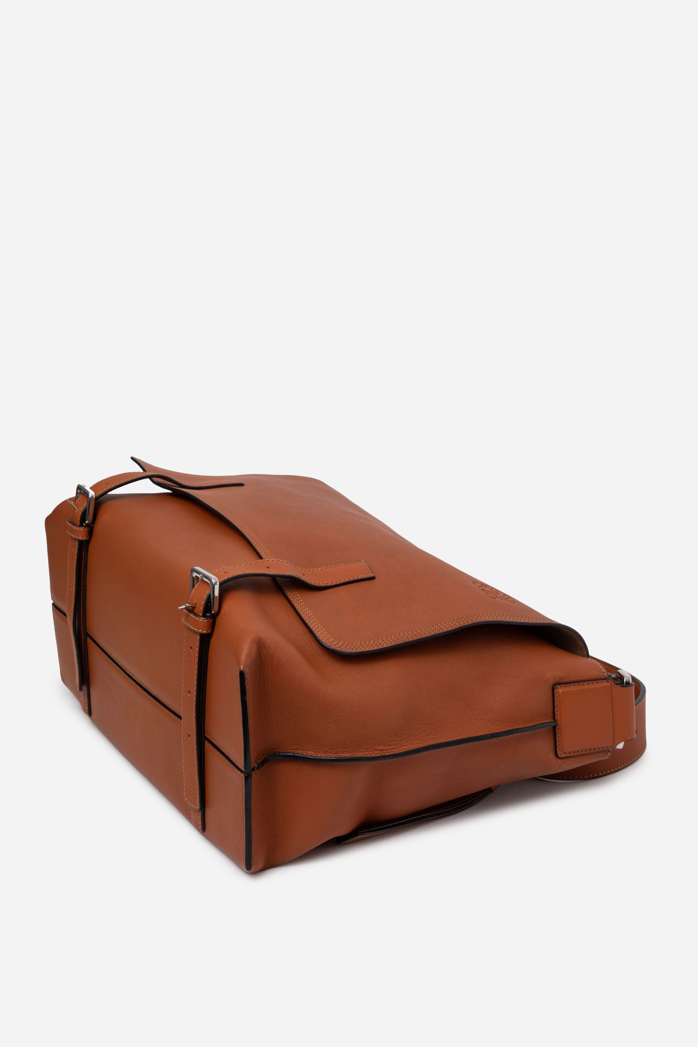 Loewe 2016 Brown Leather Messenger Bag