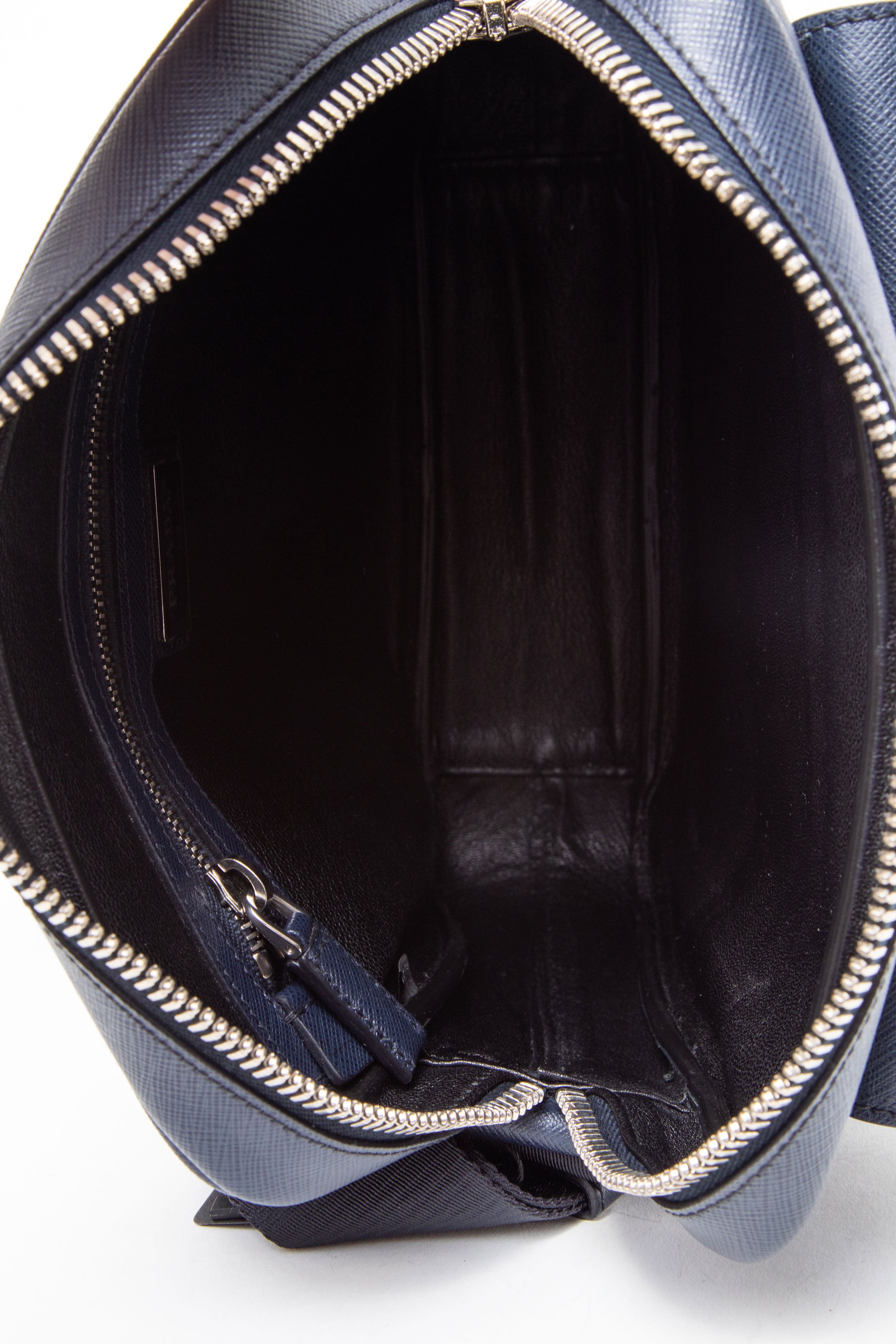 Prada Saffiano Messenger Bag Navy
