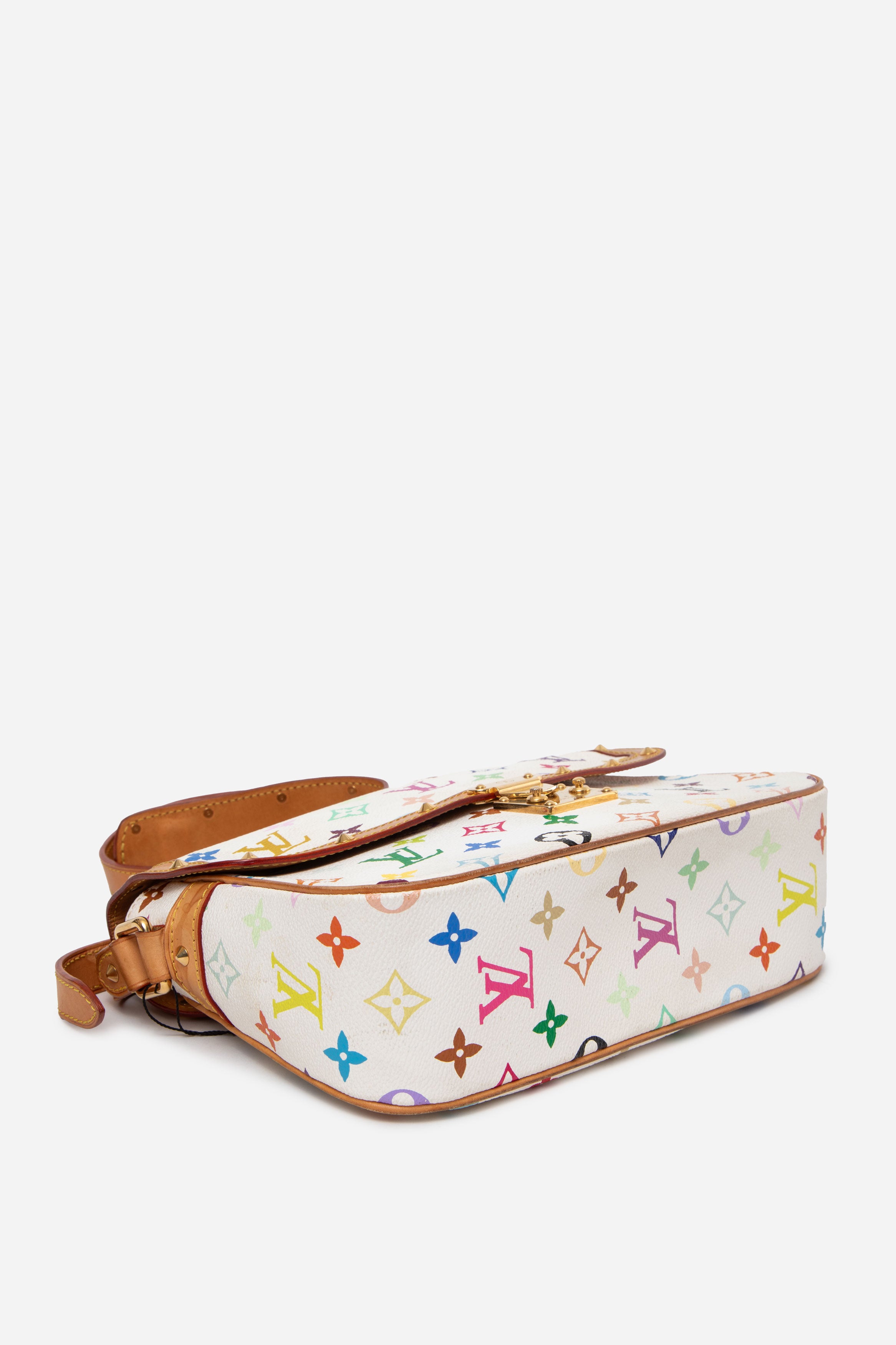 Louis Vuitton 2004 Monogram Multicolor Sologne White