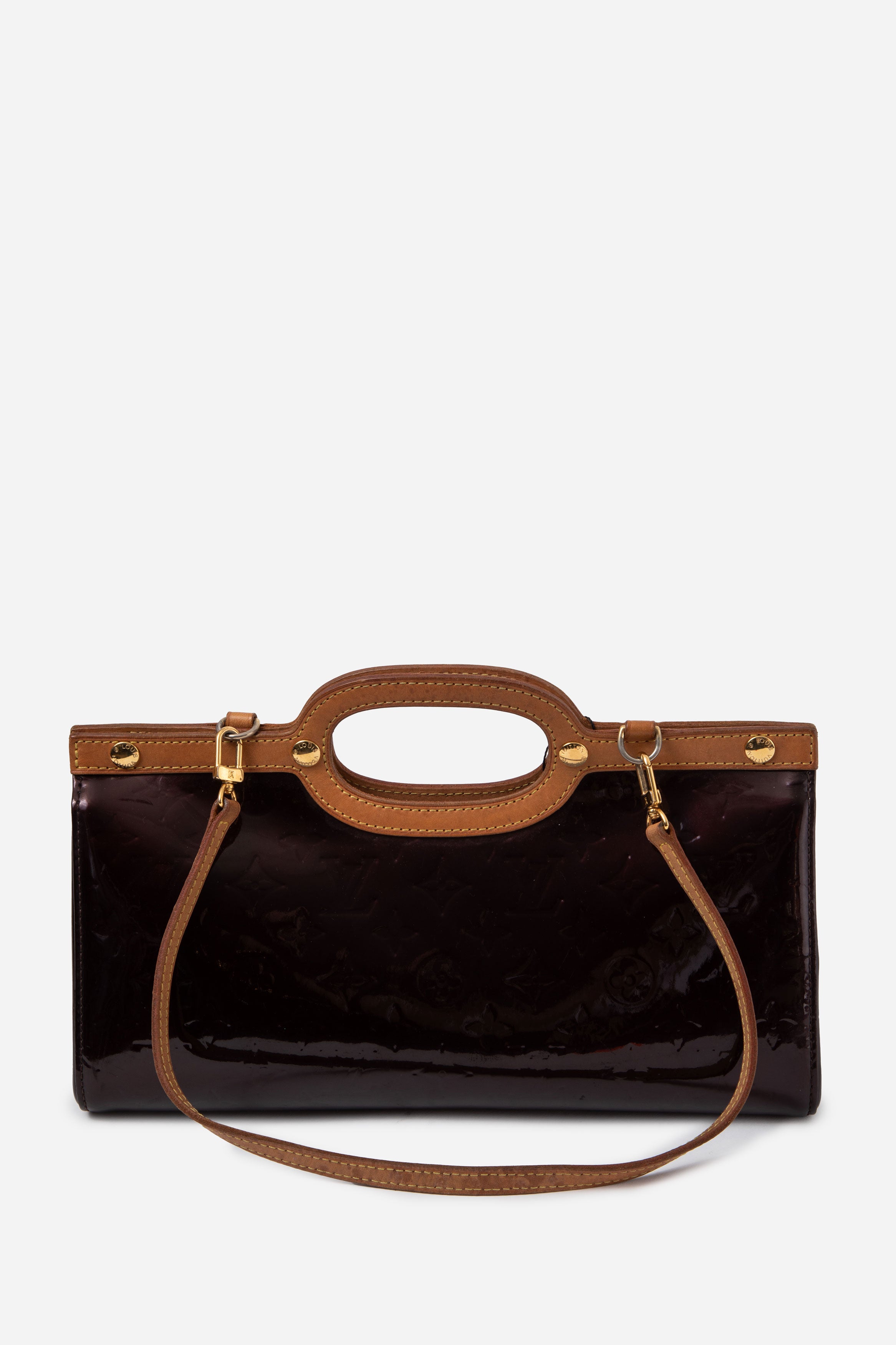 Louis Vuitton 2010 Monogram Vernis Roxbury Drive Amarante With Strap