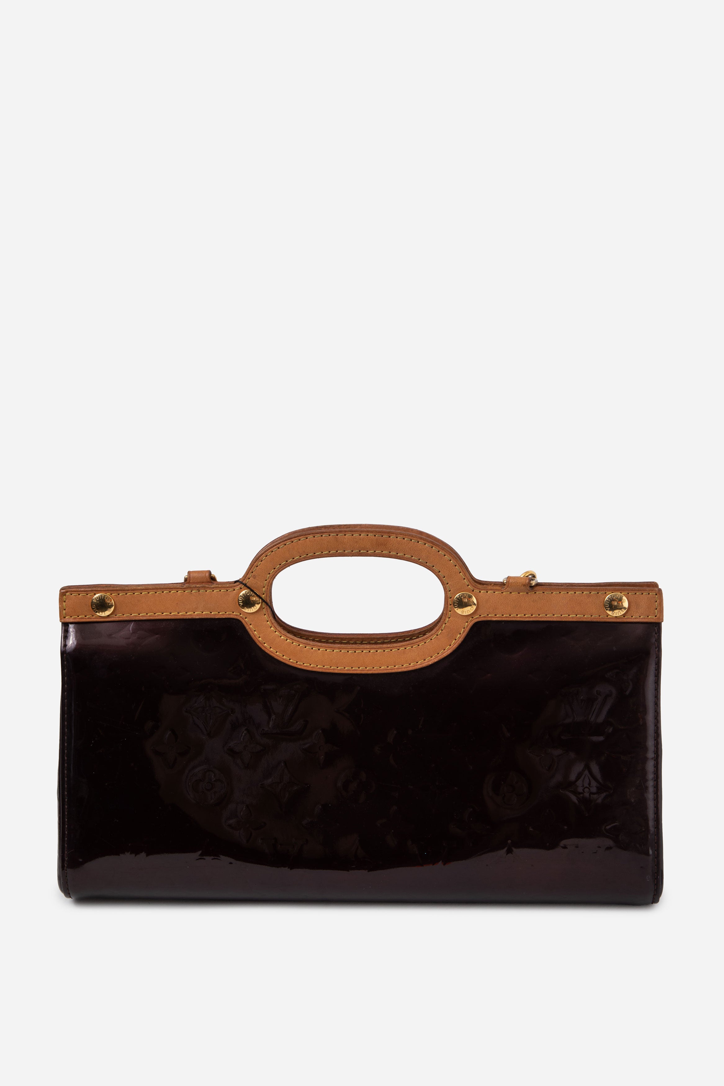 Louis Vuitton 2010 Monogram Vernis Roxbury Drive Amarante With Strap