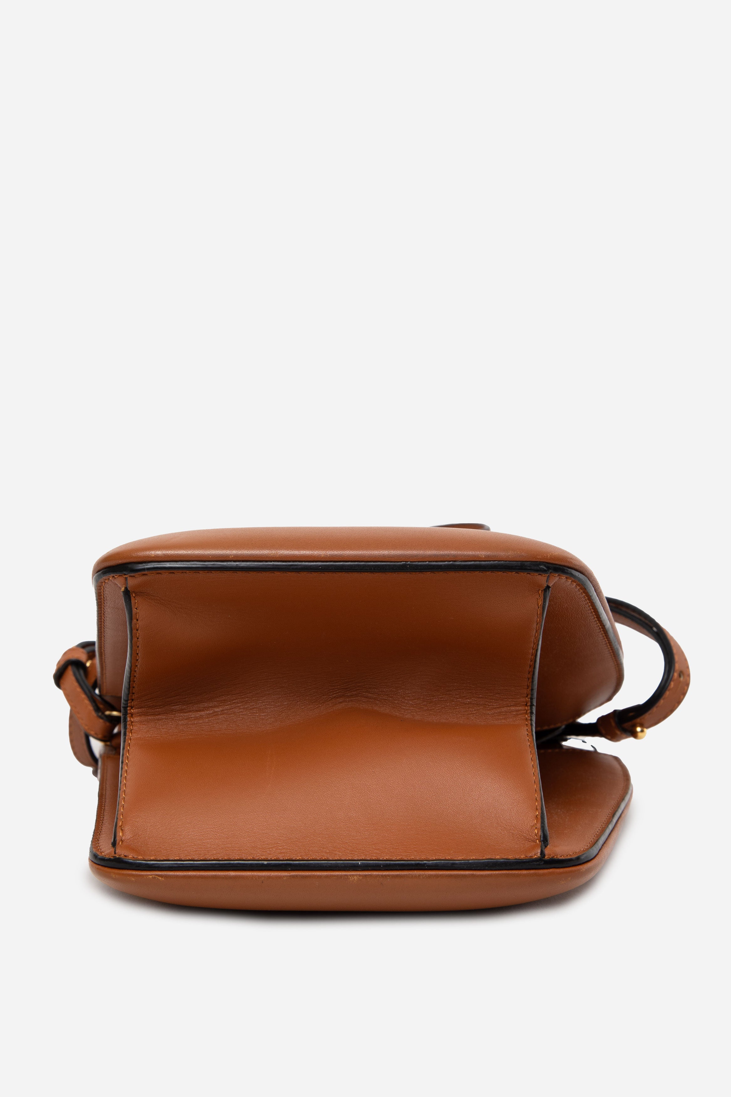 Loewe 2019 Calfskin Architects D Bag Tan With Strap