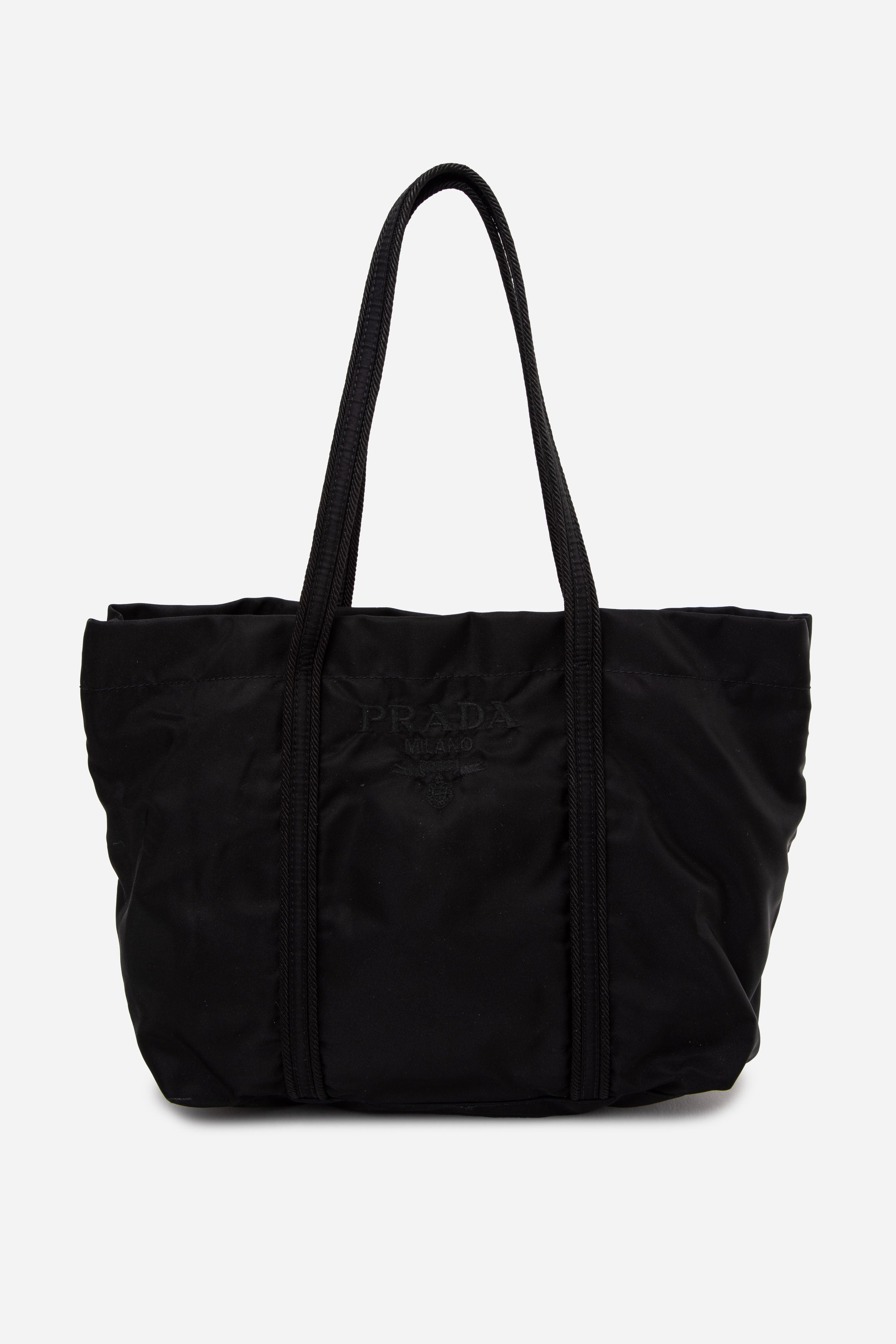 Prada Black Nylon Mini Tote Bag