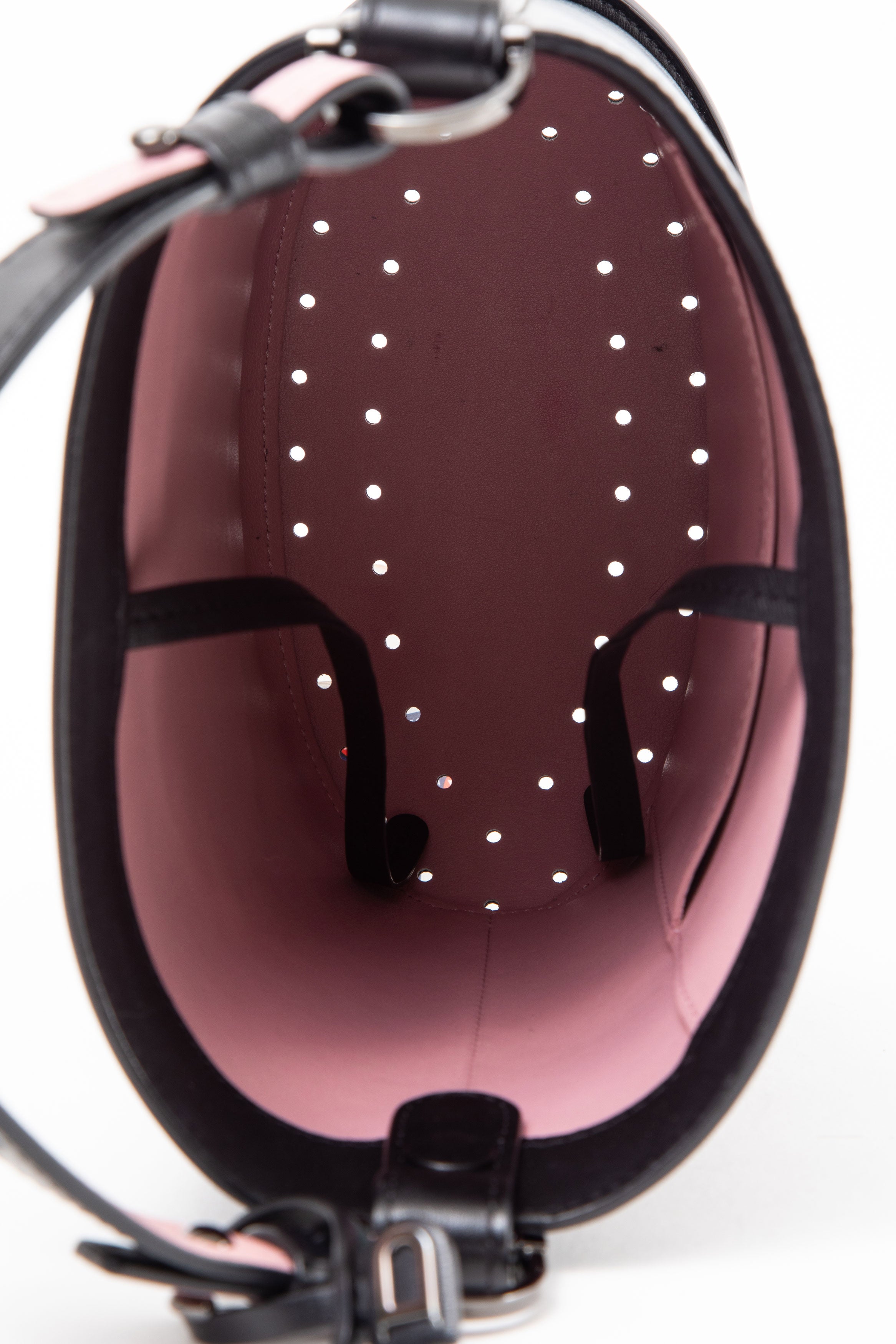 DELVAUX Black Calfskin Pin Mini Bucket Bag