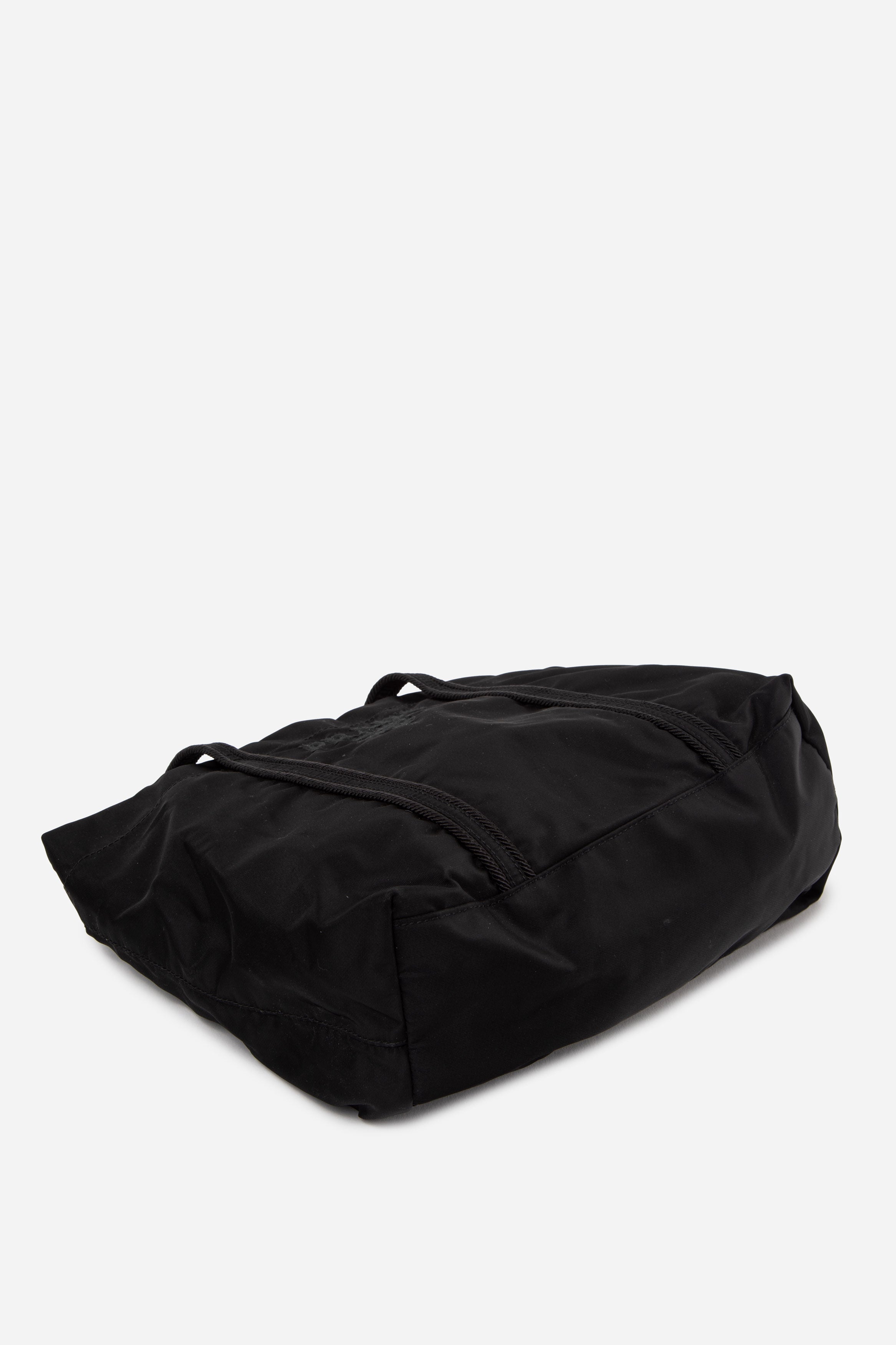 Prada Black Nylon Mini Tote Bag