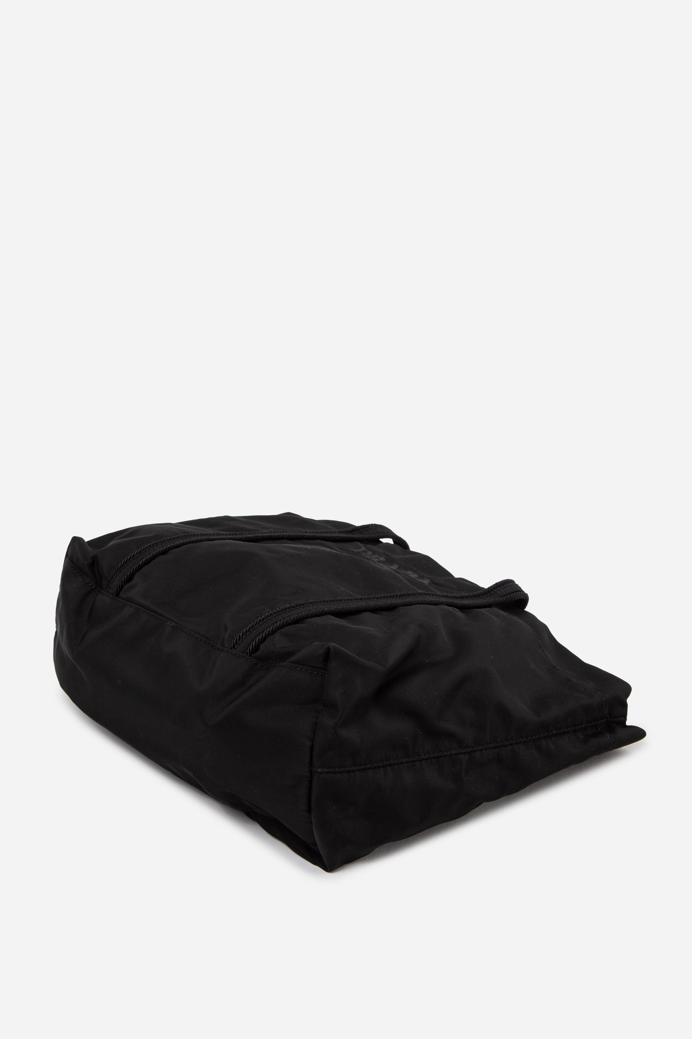 Prada Black Nylon Mini Tote Bag