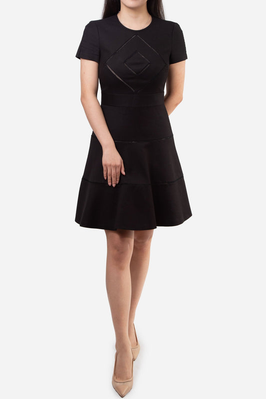 Red Valentino Black Mid-Length Dress Size 40