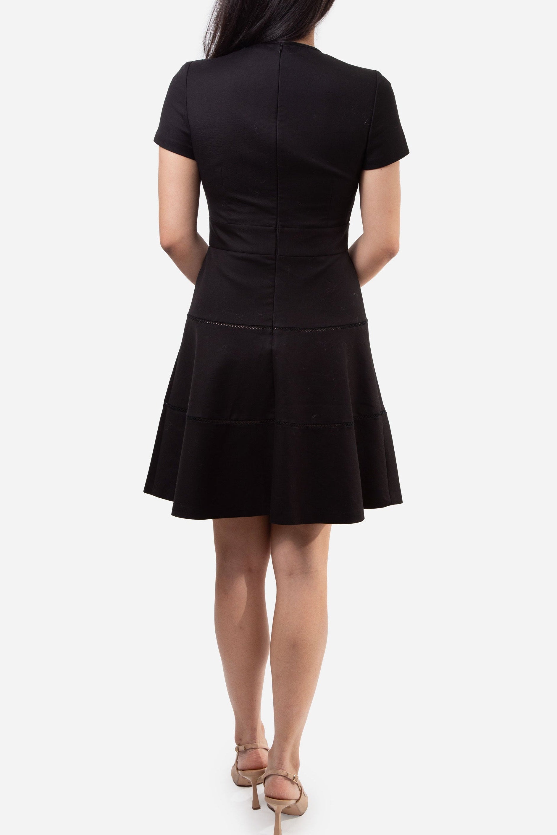 Red Valentino Black Mid-Length Dress Size 40