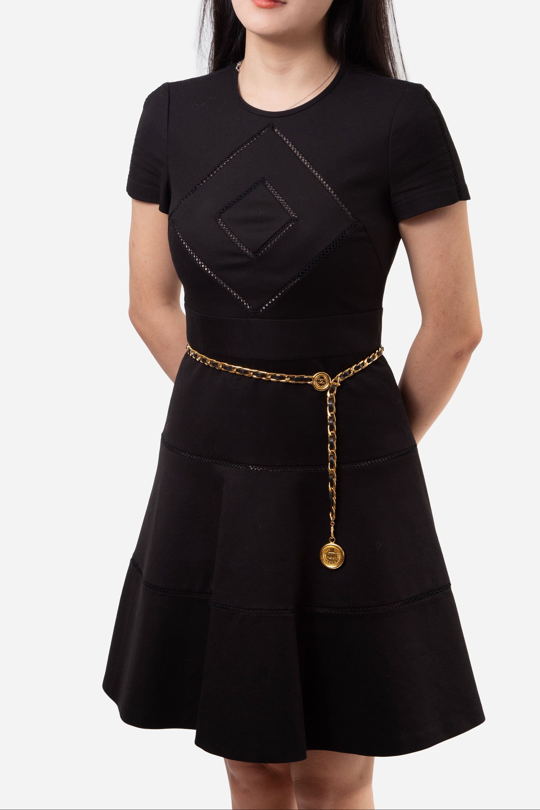 Red Valentino Black Mid-Length Dress Size 40