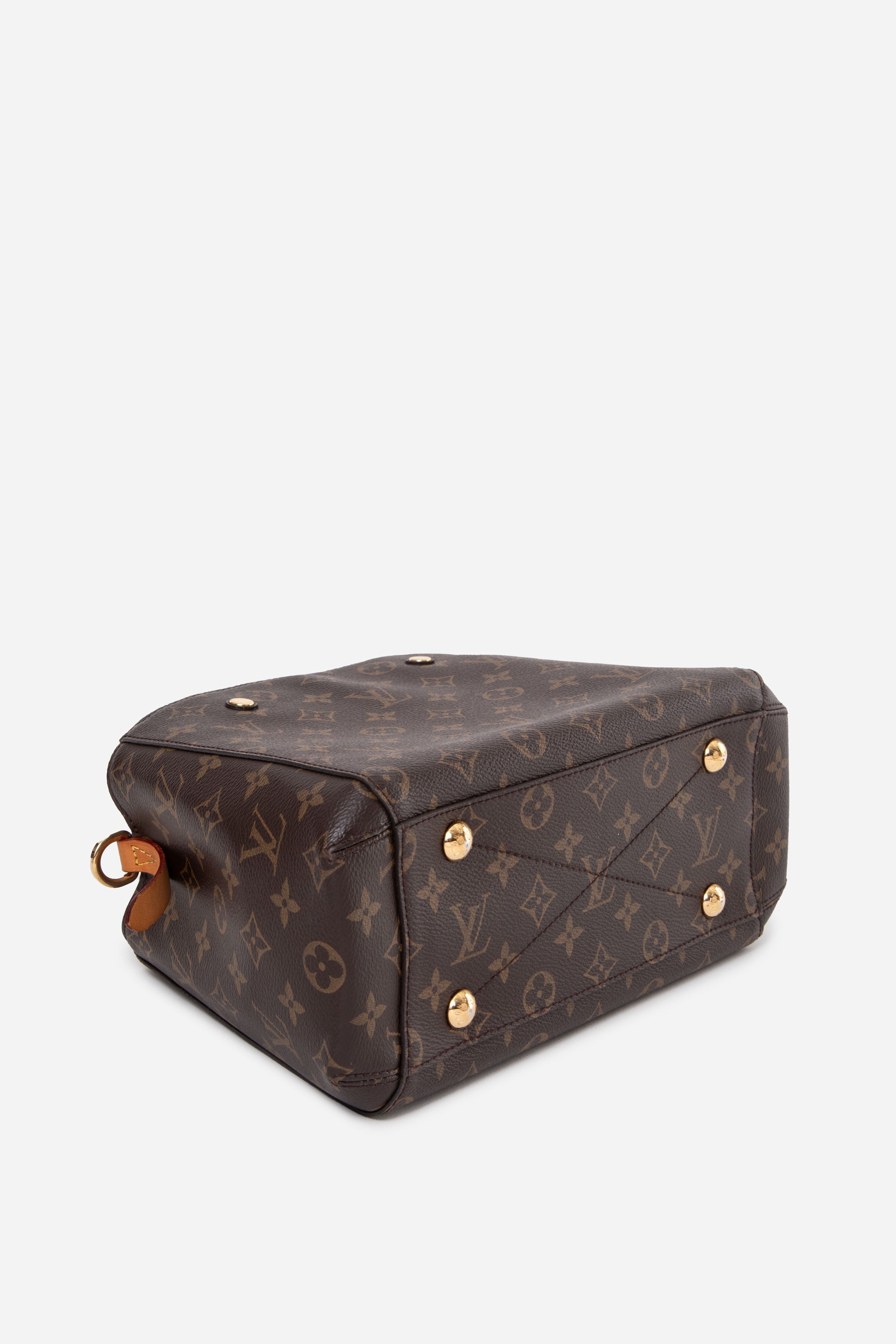 Louis Vuitton 2017 Monogram Montaigne BB Top Handle Bag With Strap