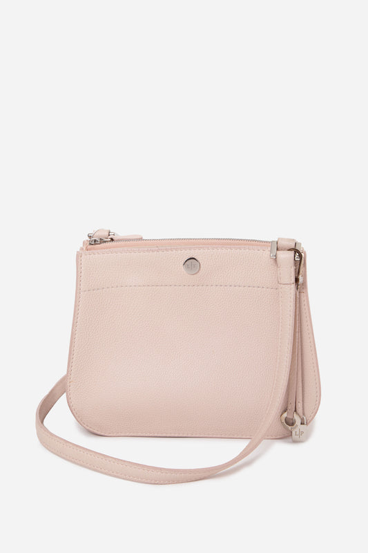 Loro Piana Pink Leather Milky Way Crossbody Bag