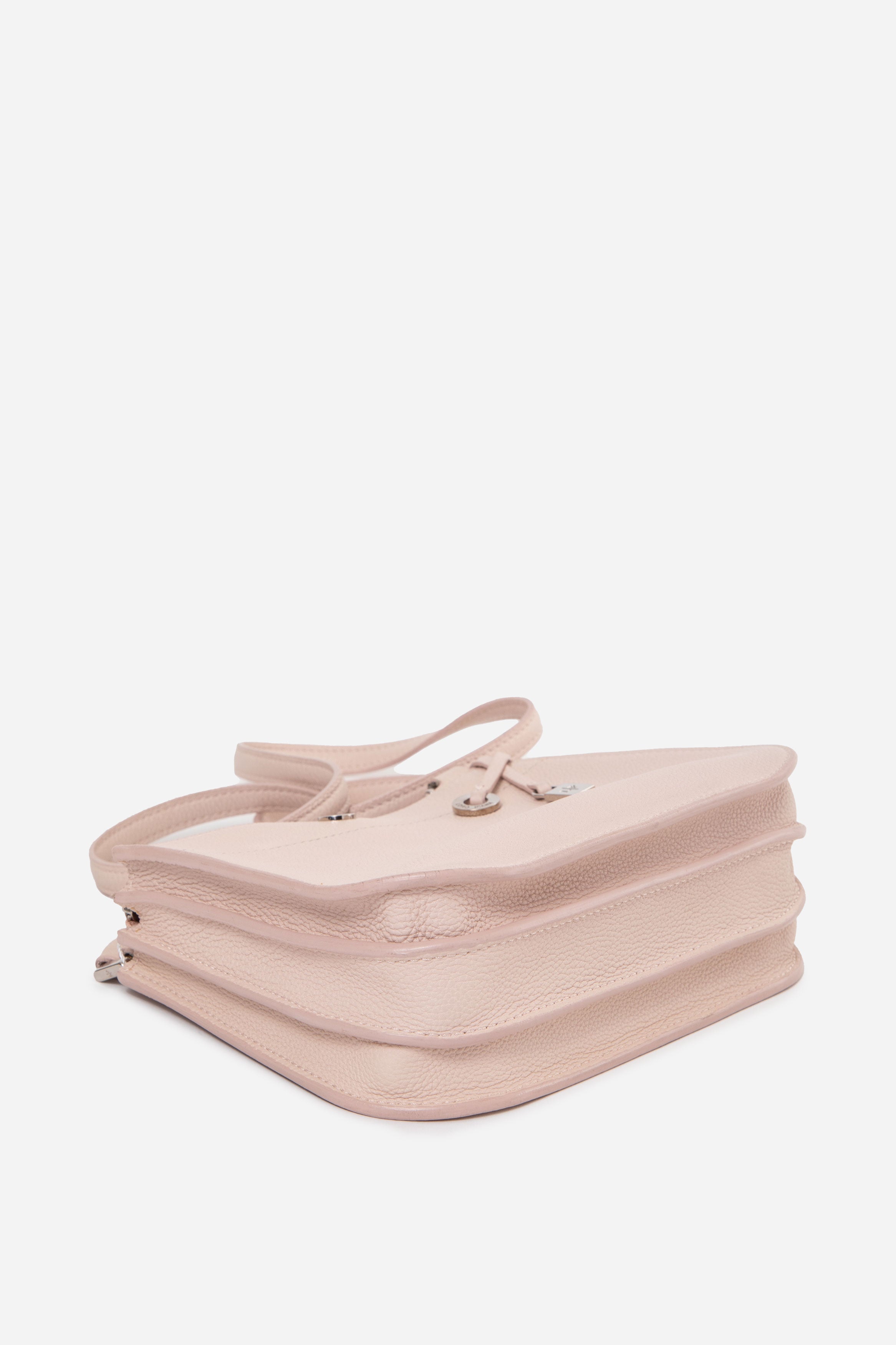 Loro Piana Pink Leather Milky Way Crossbody Bag