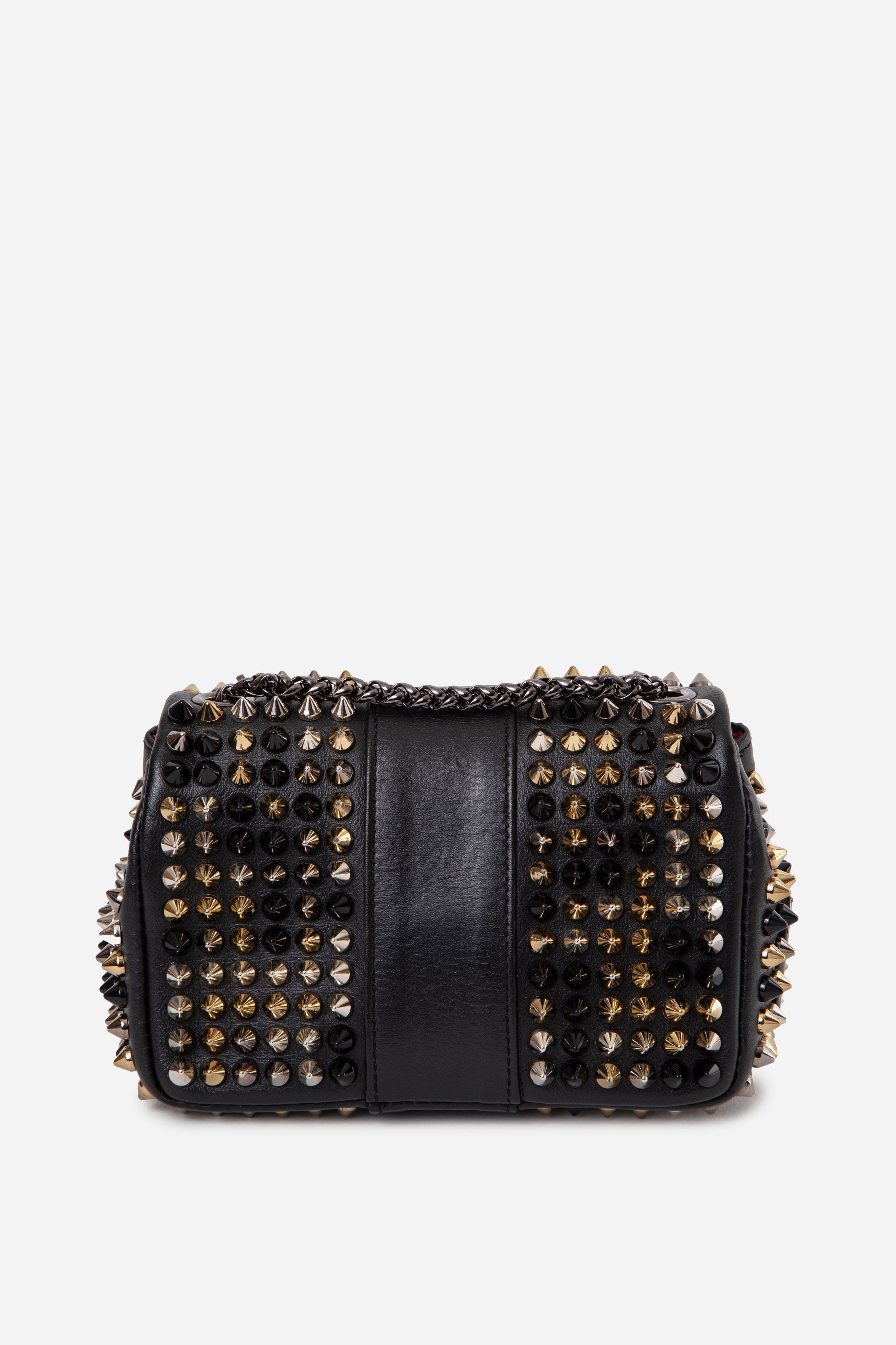 Christian Louboutin Black Spike Sweet Charity Bag