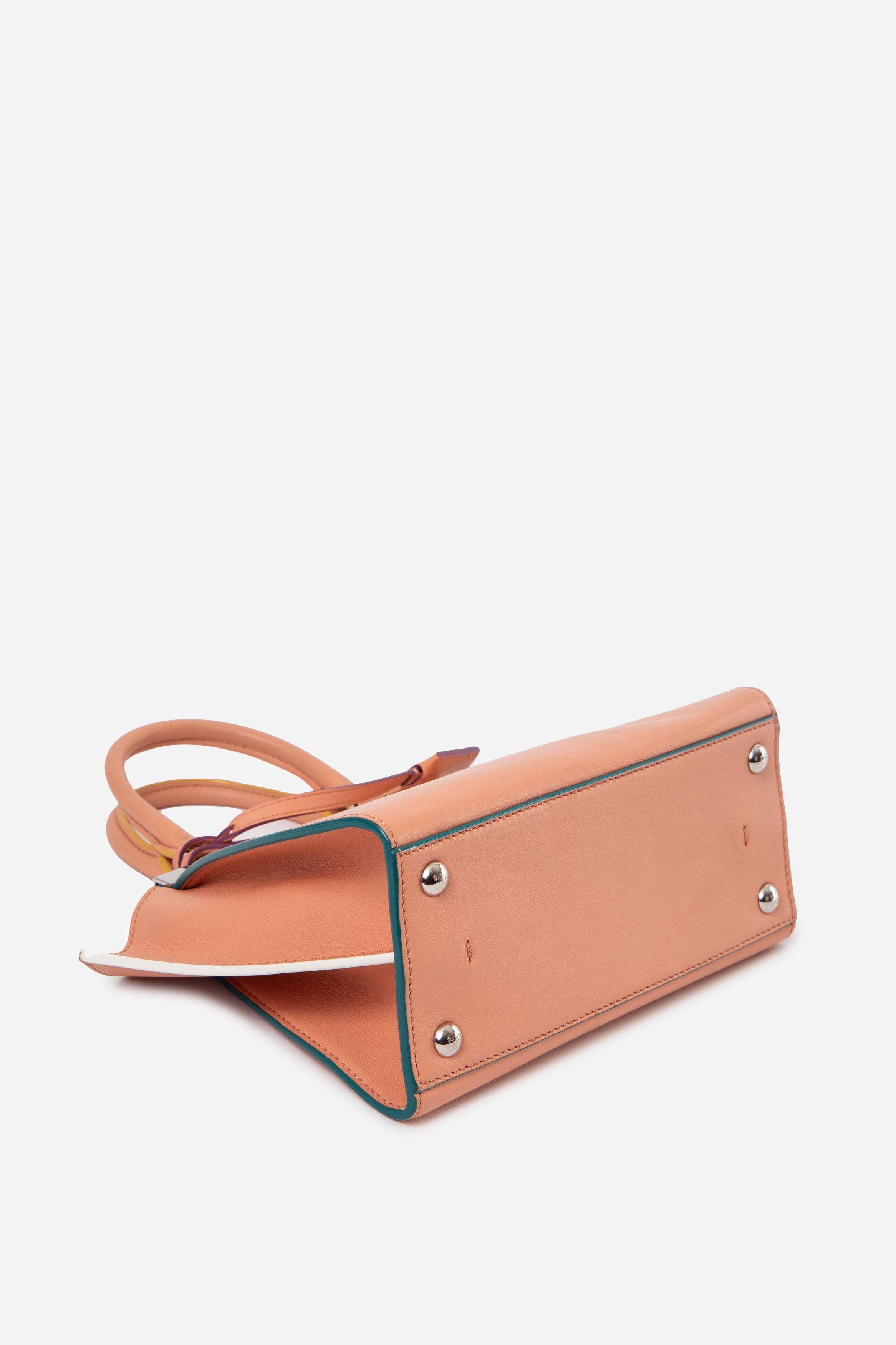 Fendi Pink Leather Mini 3Jours Bag With Strap