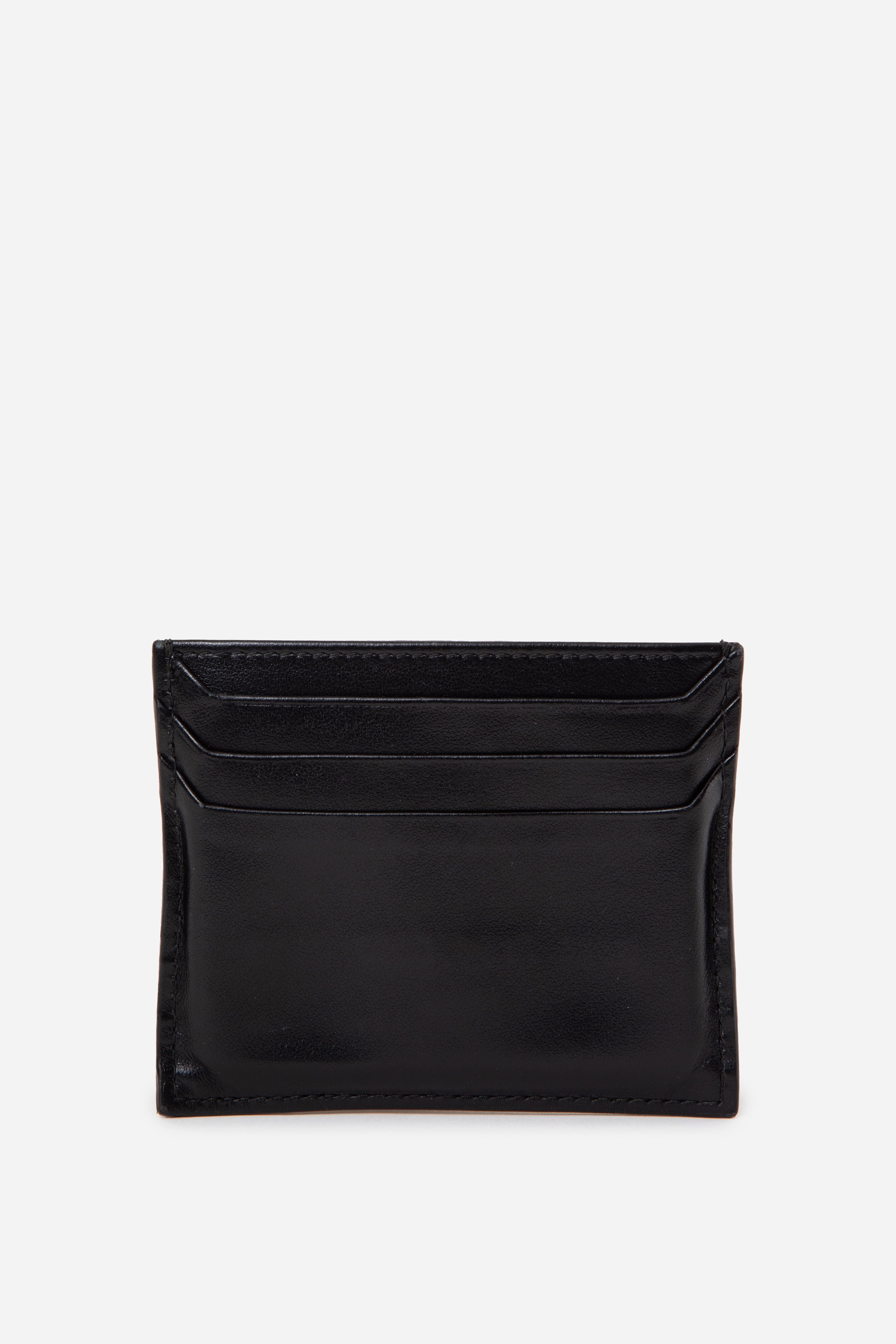 Miu Miu Crystal Heart Black Card Holder