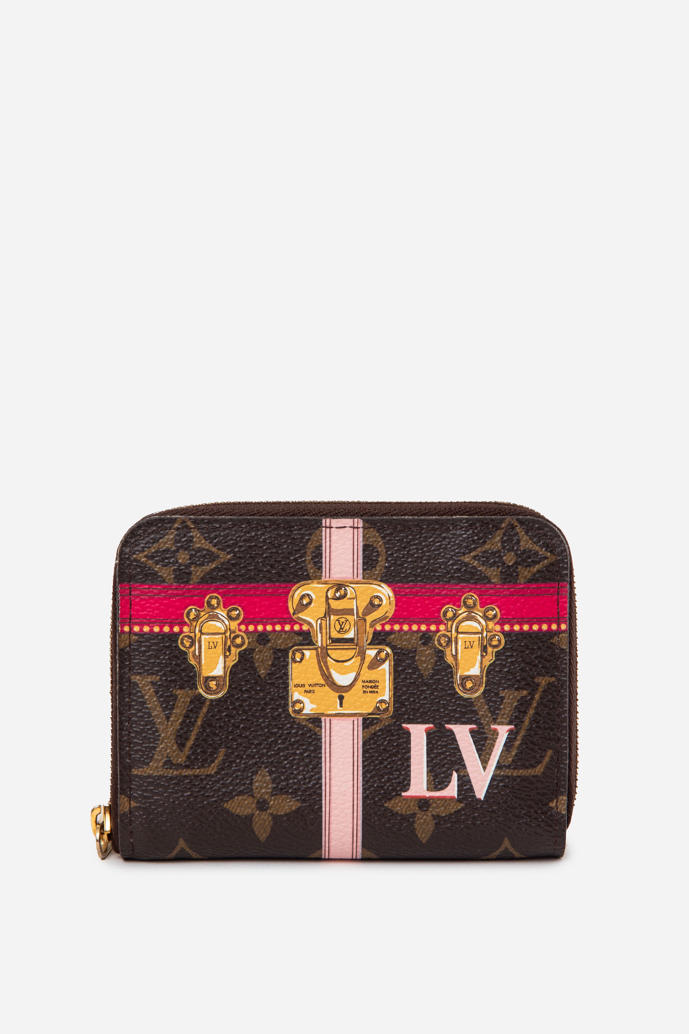 Louis Vuitton 2018 Monogram Summer Trunks Zippy Coin Purse