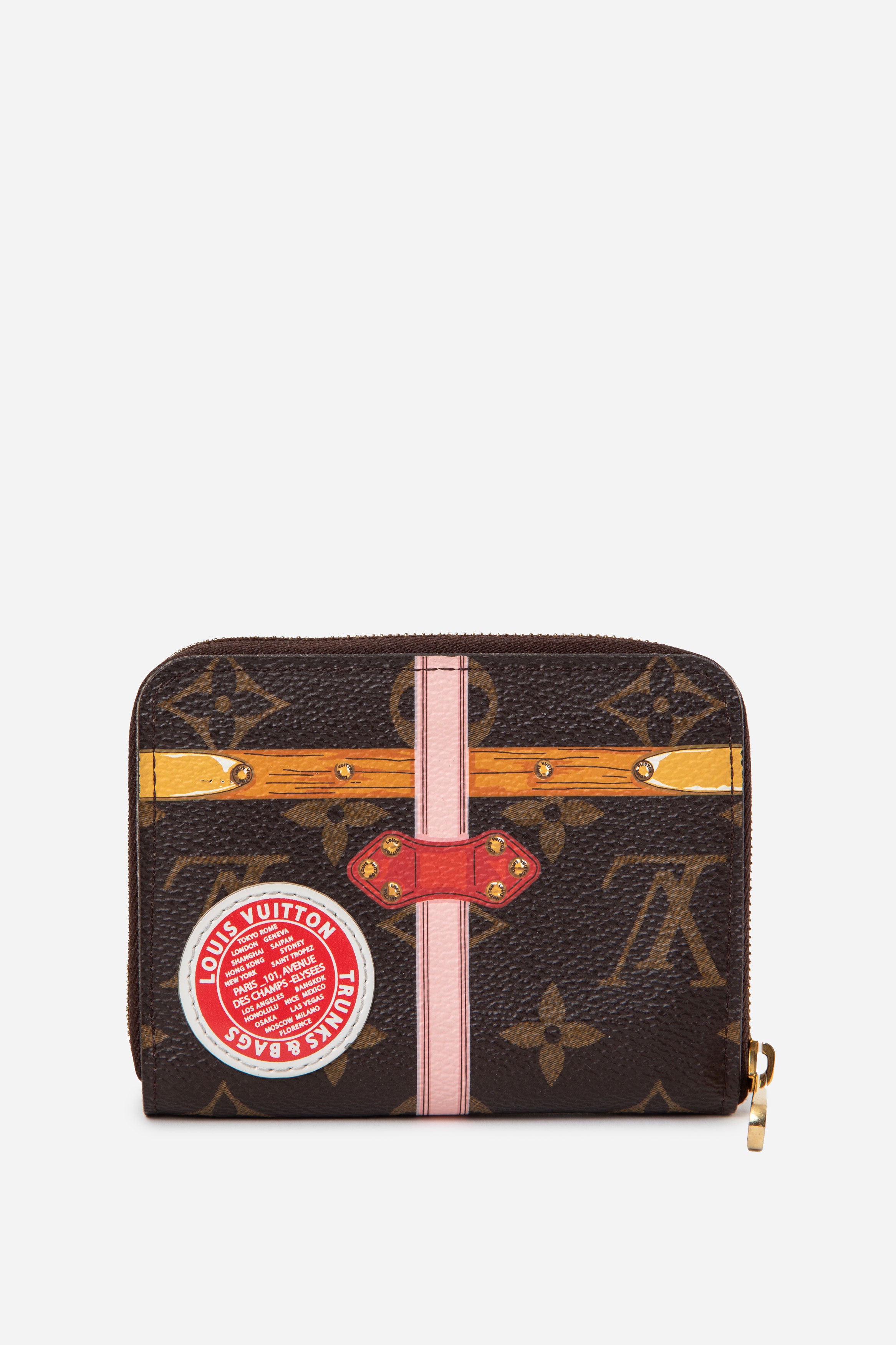 Louis Vuitton 2018 Monogram Summer Trunks Zippy Coin Purse