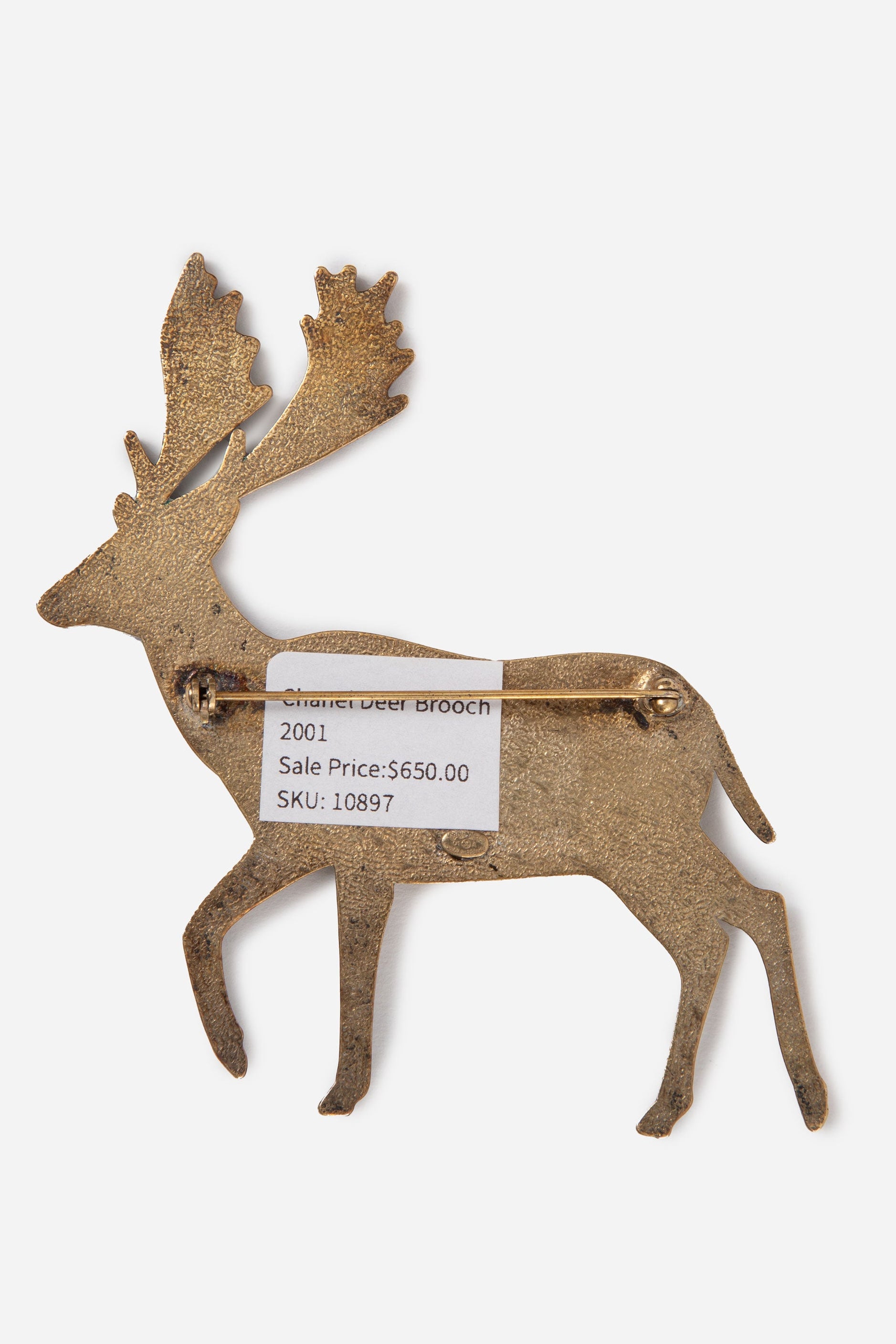 Pre-owned Chanel Deer Brooch