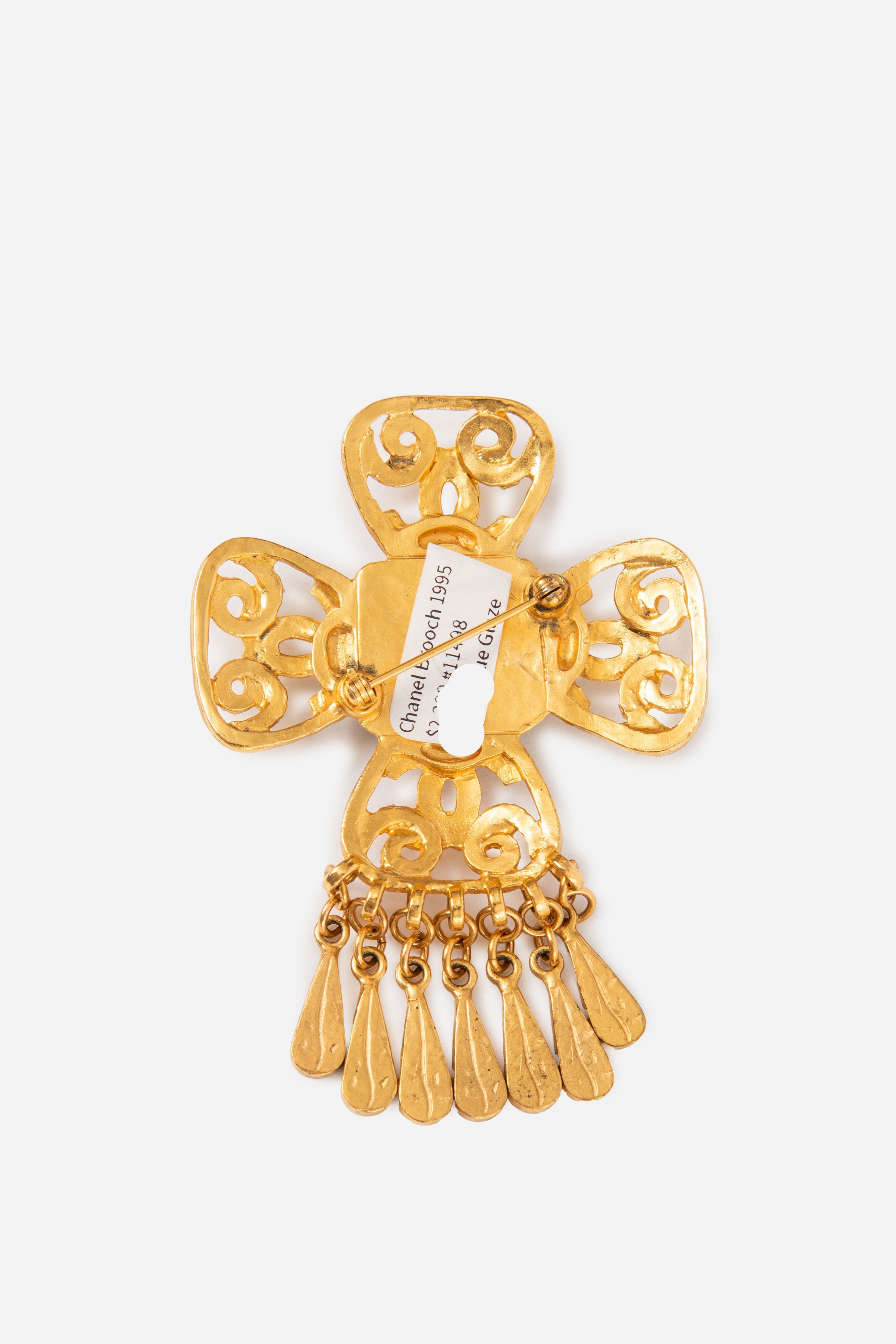 Pre-Owned Chanel 1995 Dangling CC Brooch