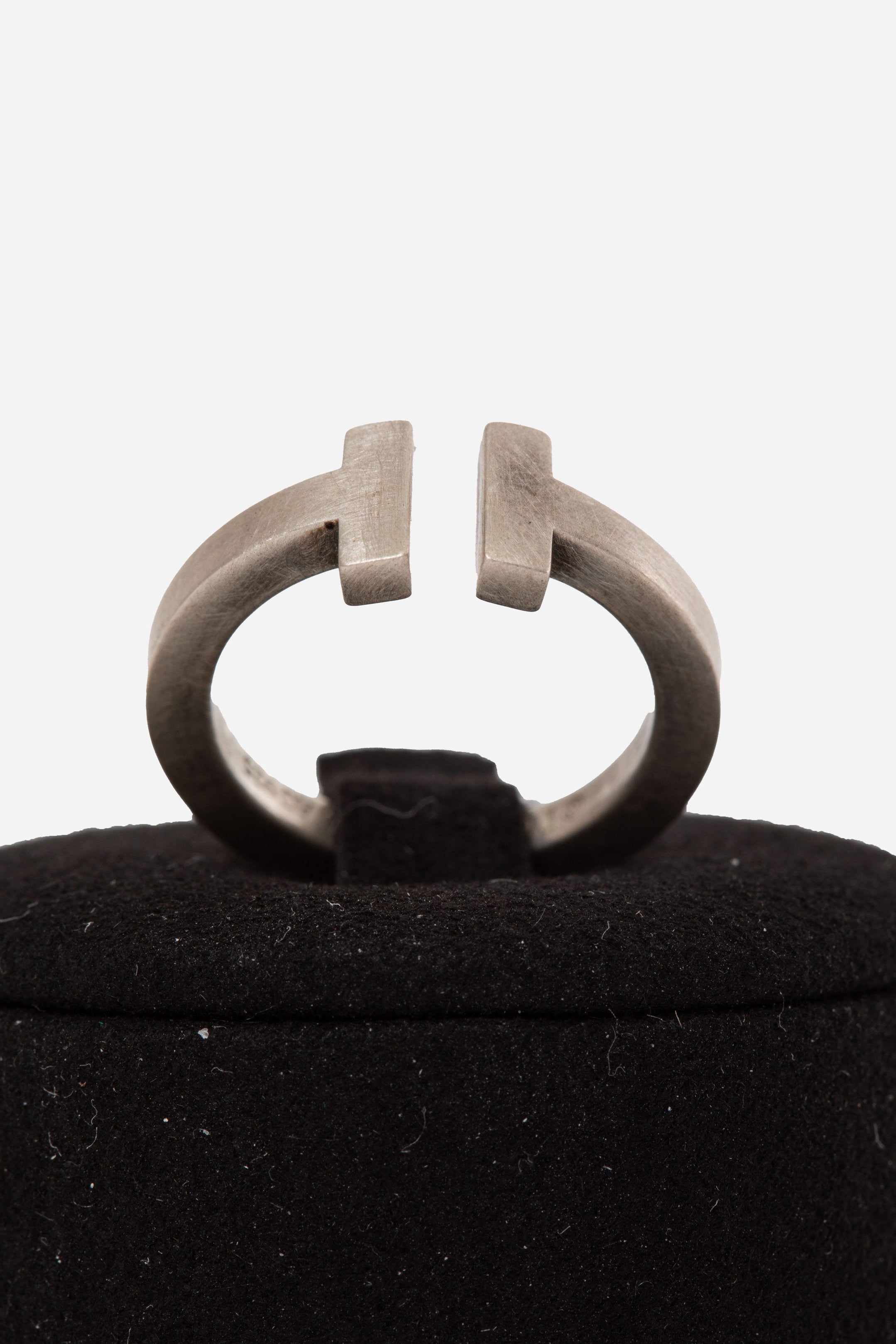 Tiffany T Square Silver Ring Size 49