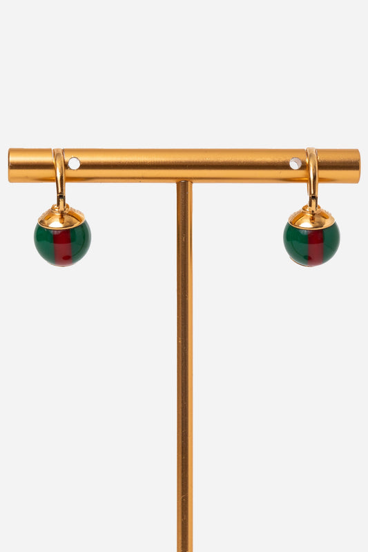 Gucci GG Web Earrings