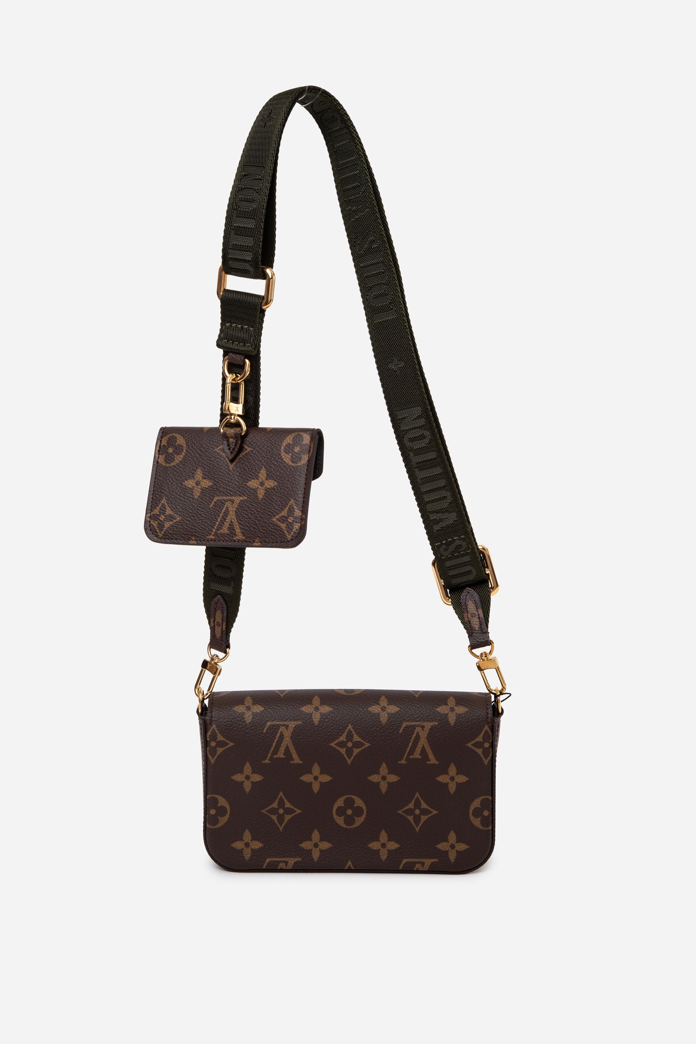 Louis Vuitton 2020 Brown Monogram Canvas Multi Pochette Felicie Crossbody Bag